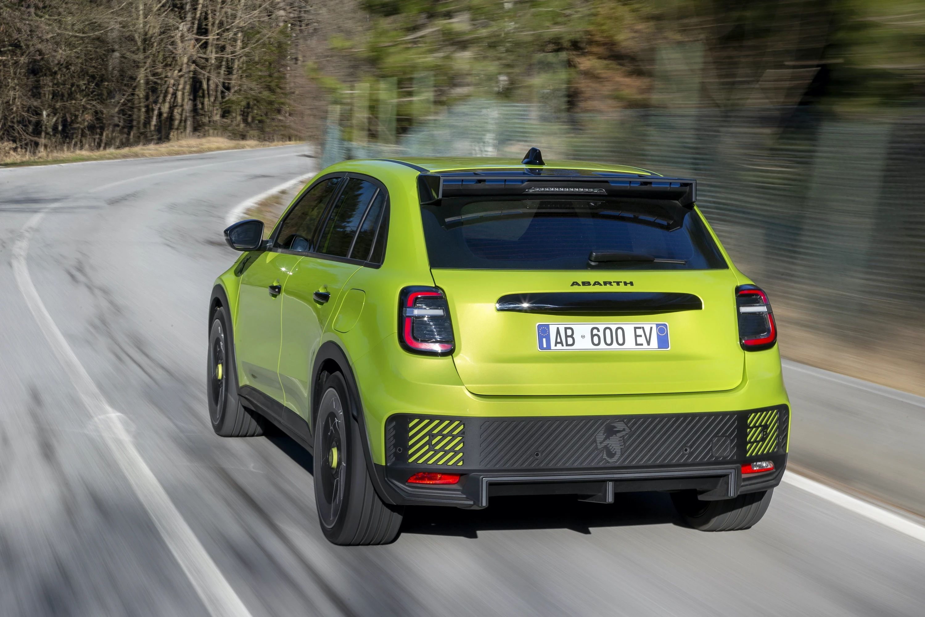 Abarth 600e Turismo exterior view