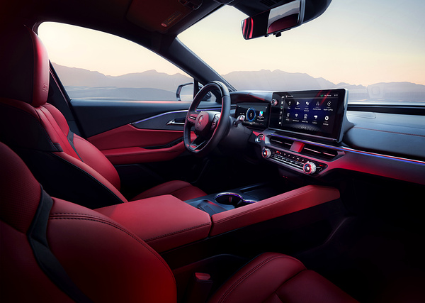 Acura ZDX A-Spec AWD frontseats view