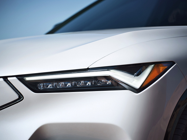 Acura ZDX A-Spec AWD headlights view