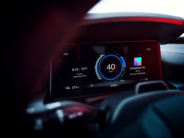 Acura ZDX A-Spec AWD screens view