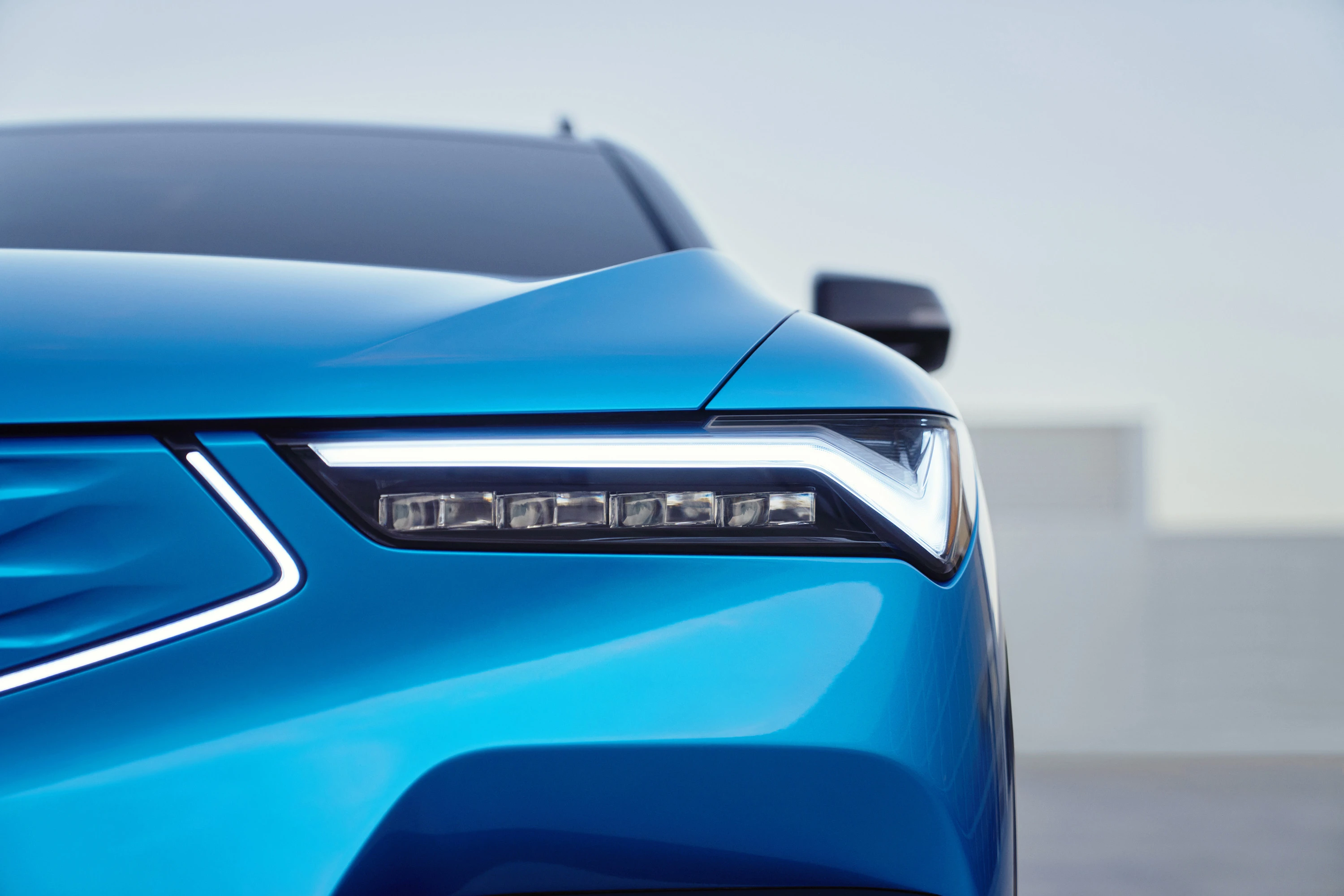 Acura ZDX A-Spec RWD headlights view
