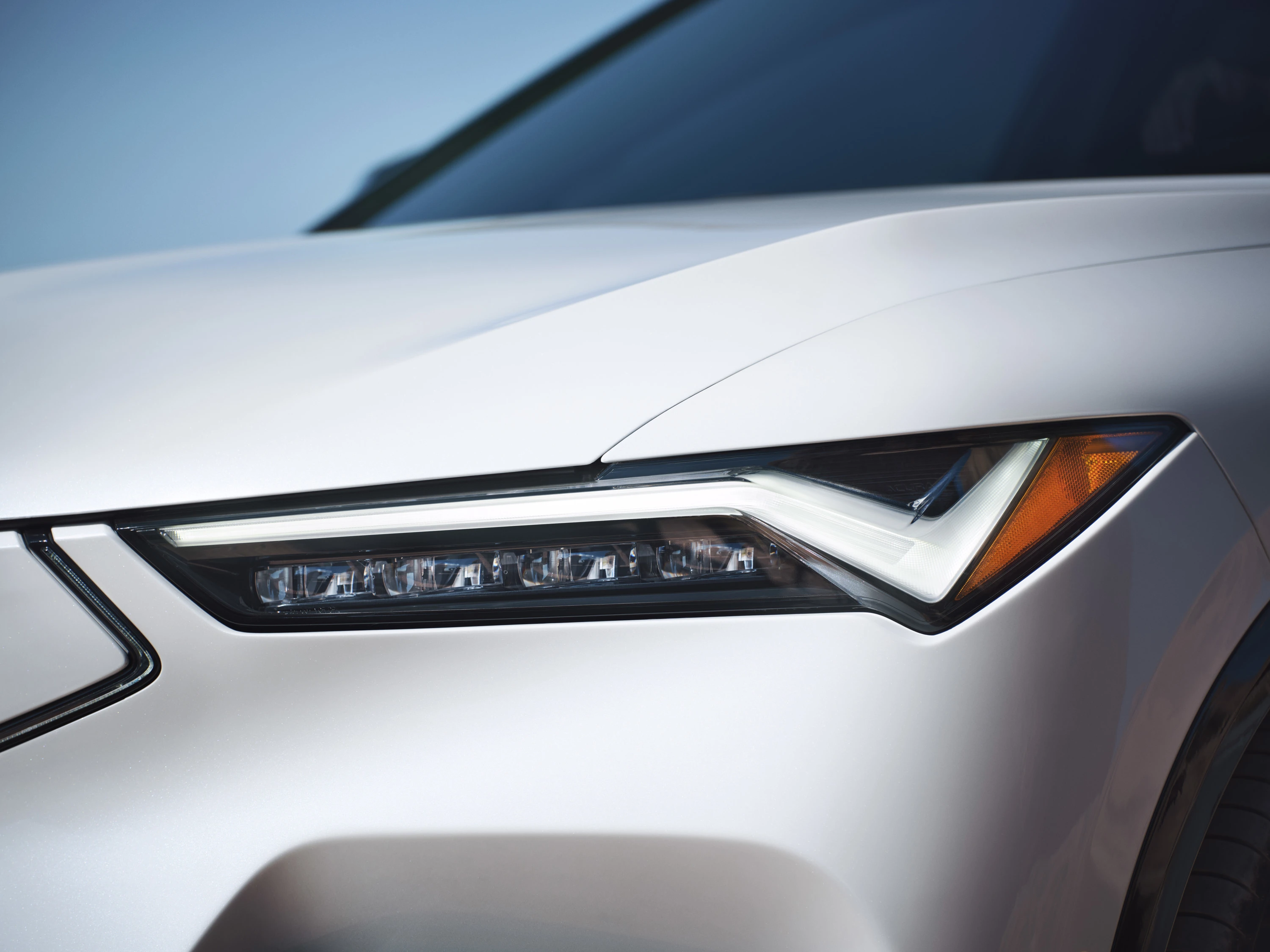 Acura ZDX A-Spec RWD headlights view