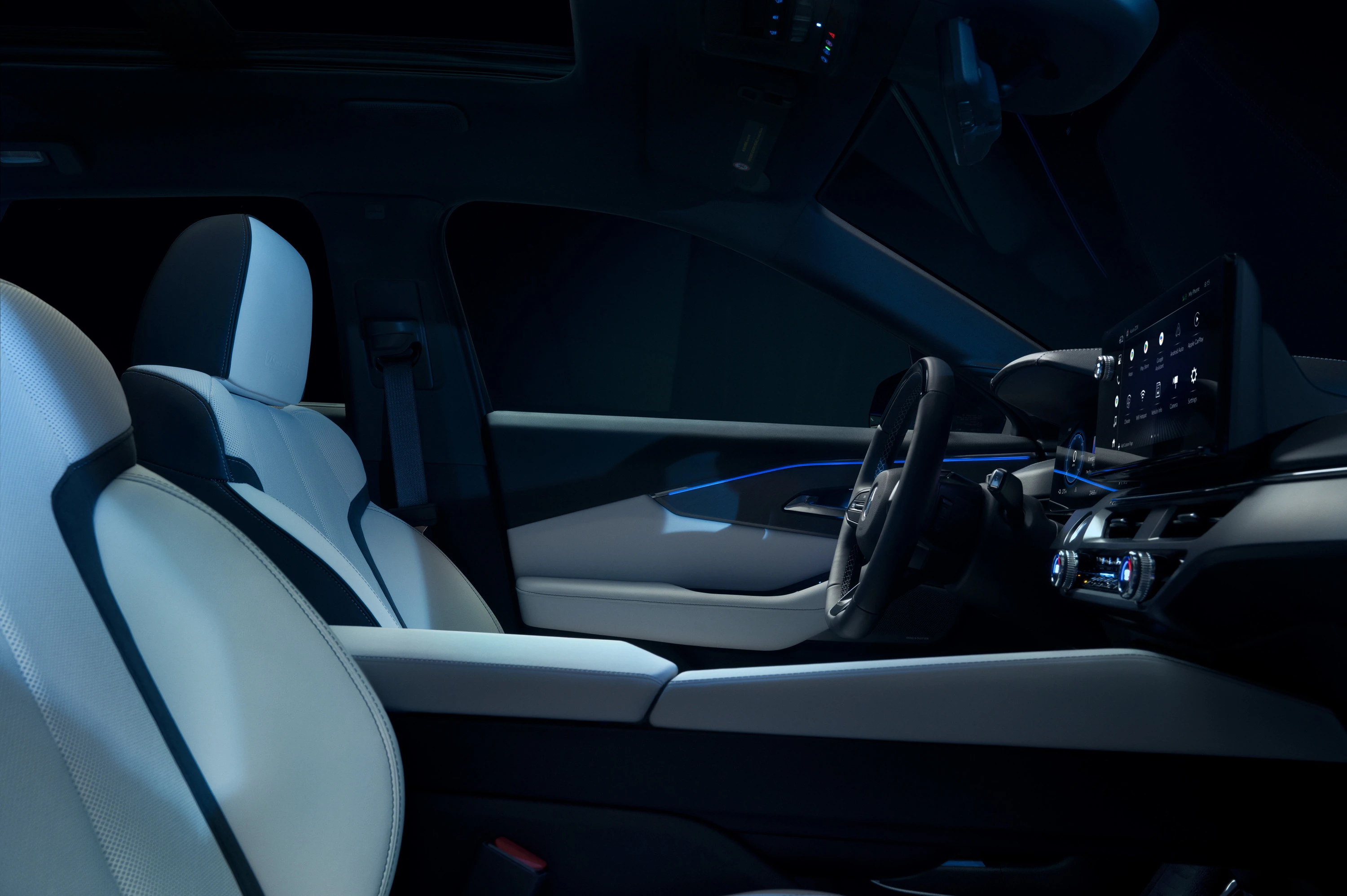Acura ZDX A-Spec RWD frontseats view