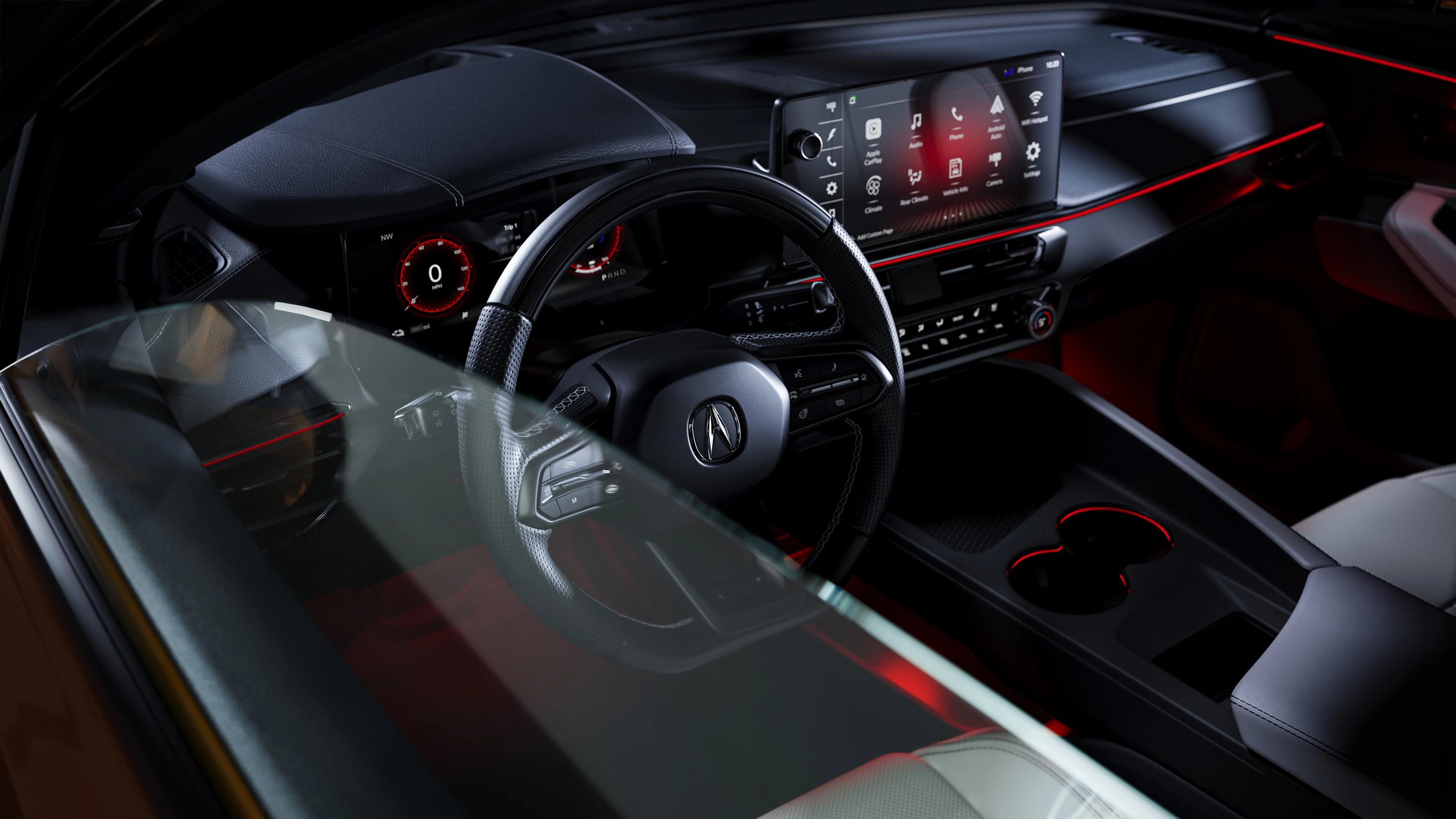 Acura ZDX Type S screens view