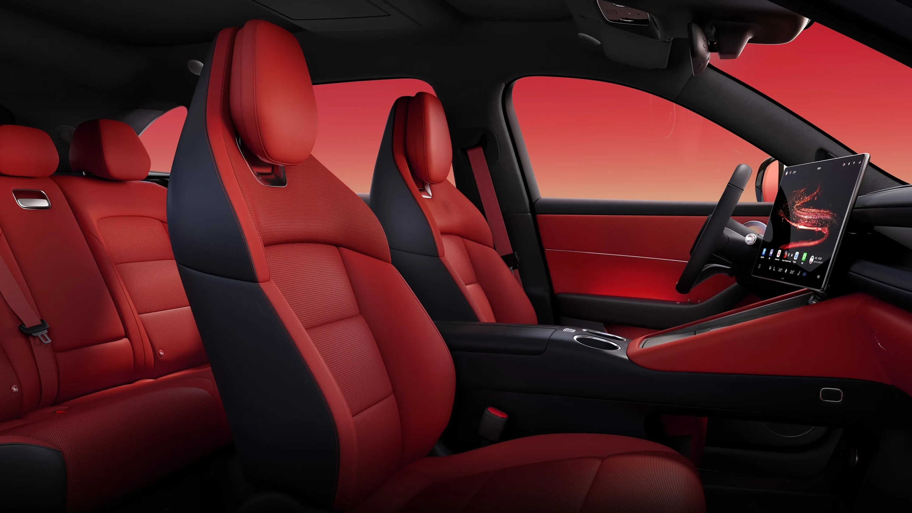 AITO M6 RWD frontseats view
