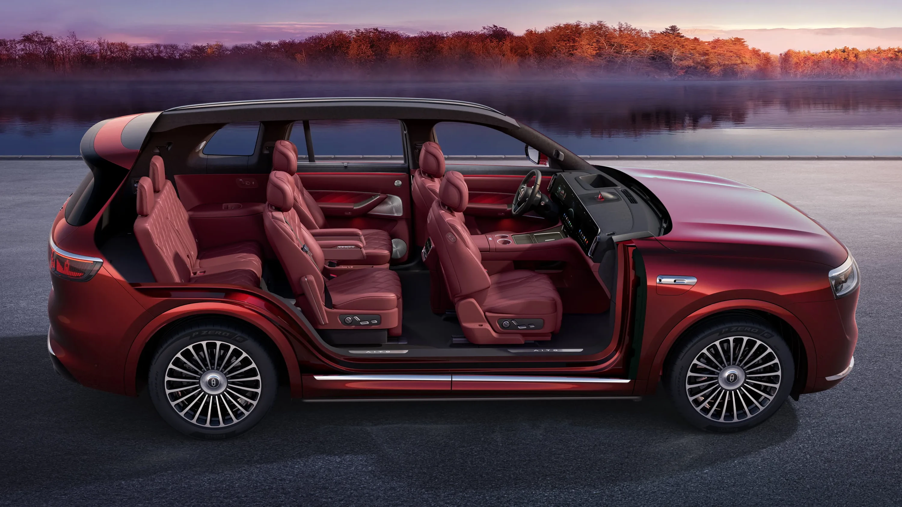 AITO M8 AWD interior view