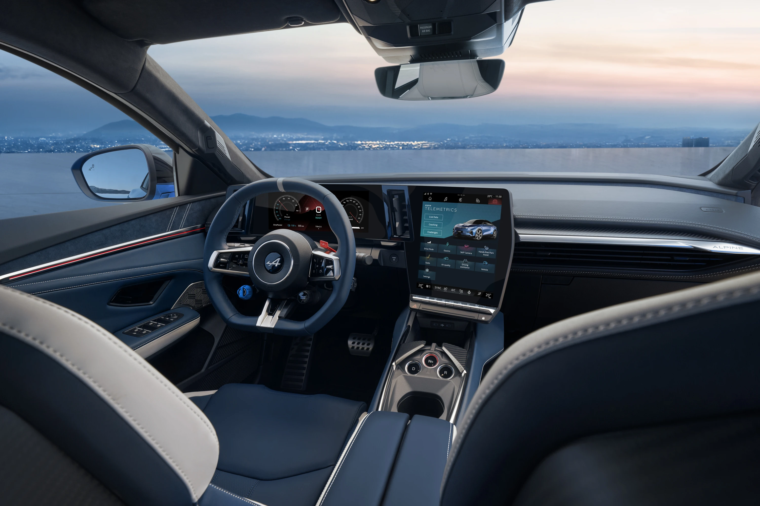 Alpine A390 GT interior view