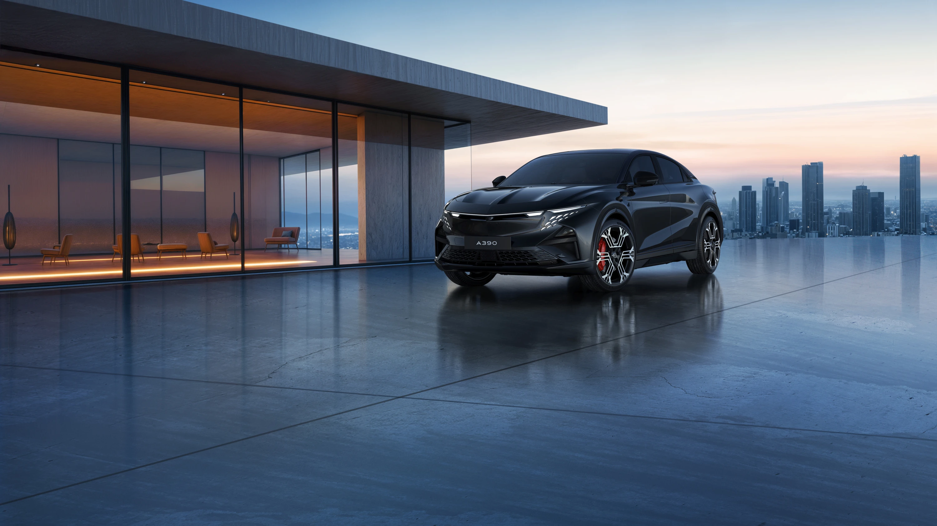 Alpine A390 GT exterior view