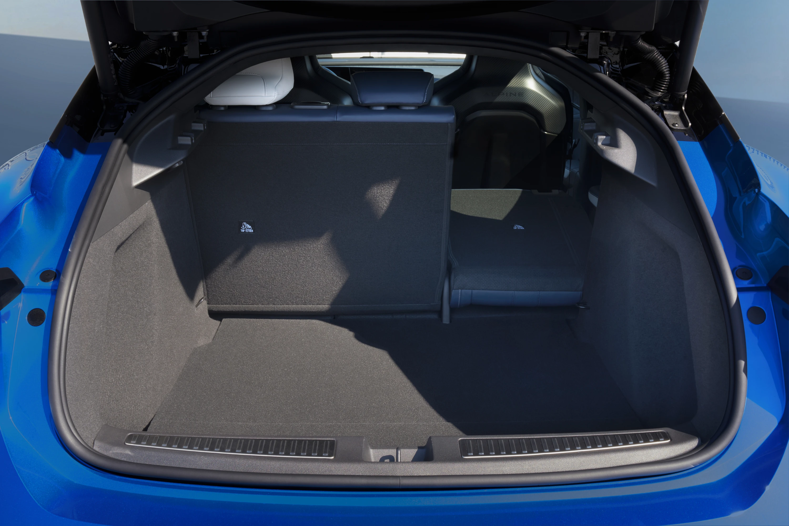 Alpine A390 GTS frunk view