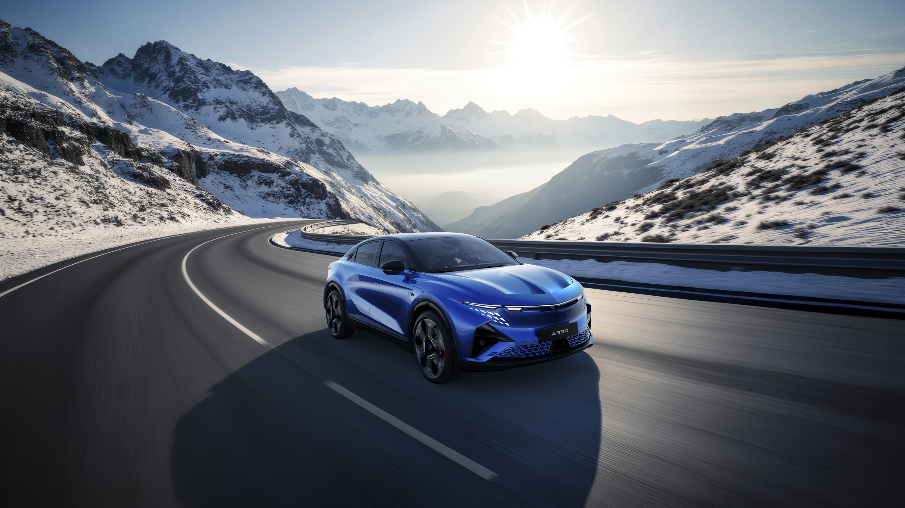 Alpine A390 GTS dynamic view