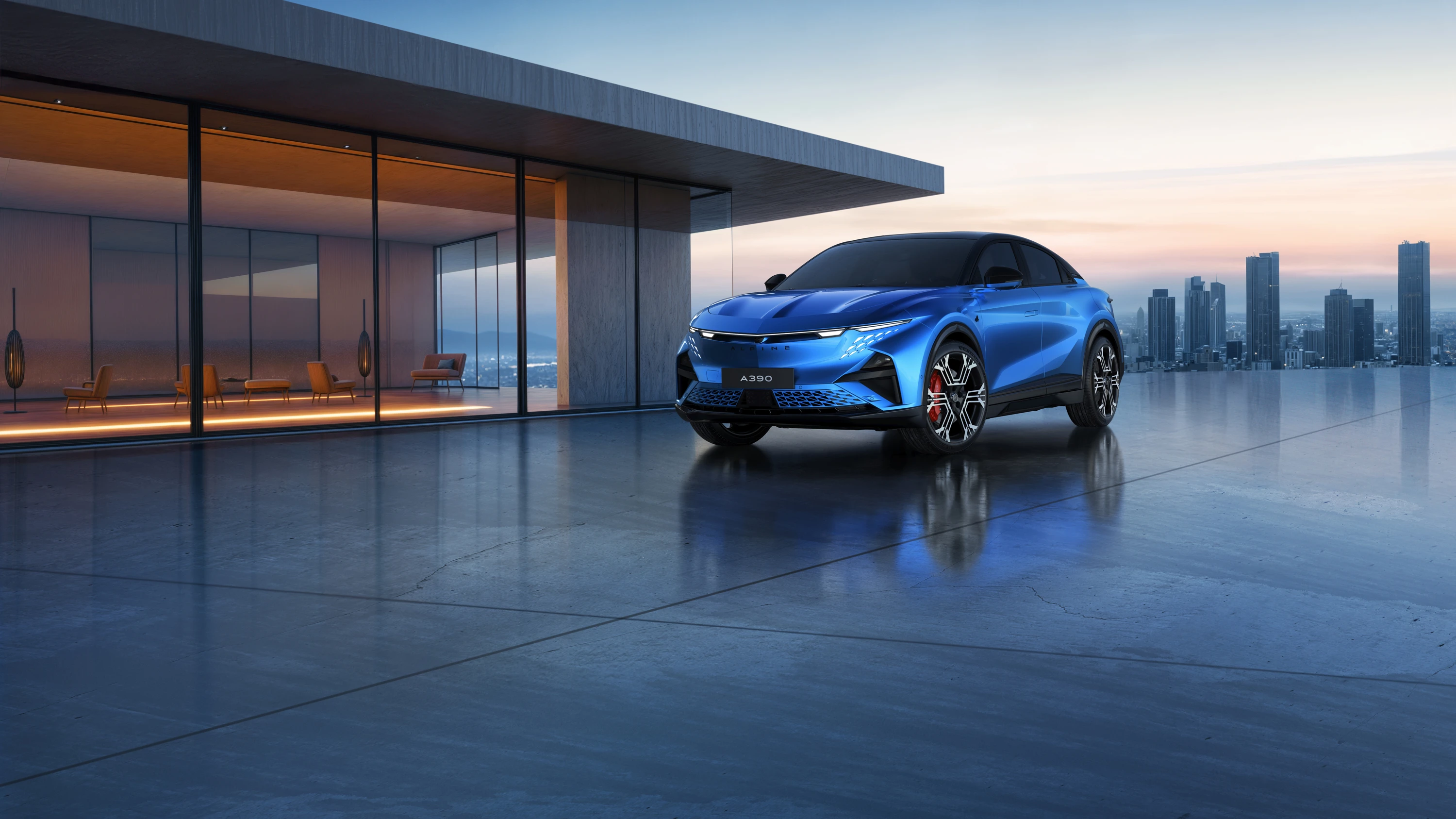 Alpine A390 GTS exterior view