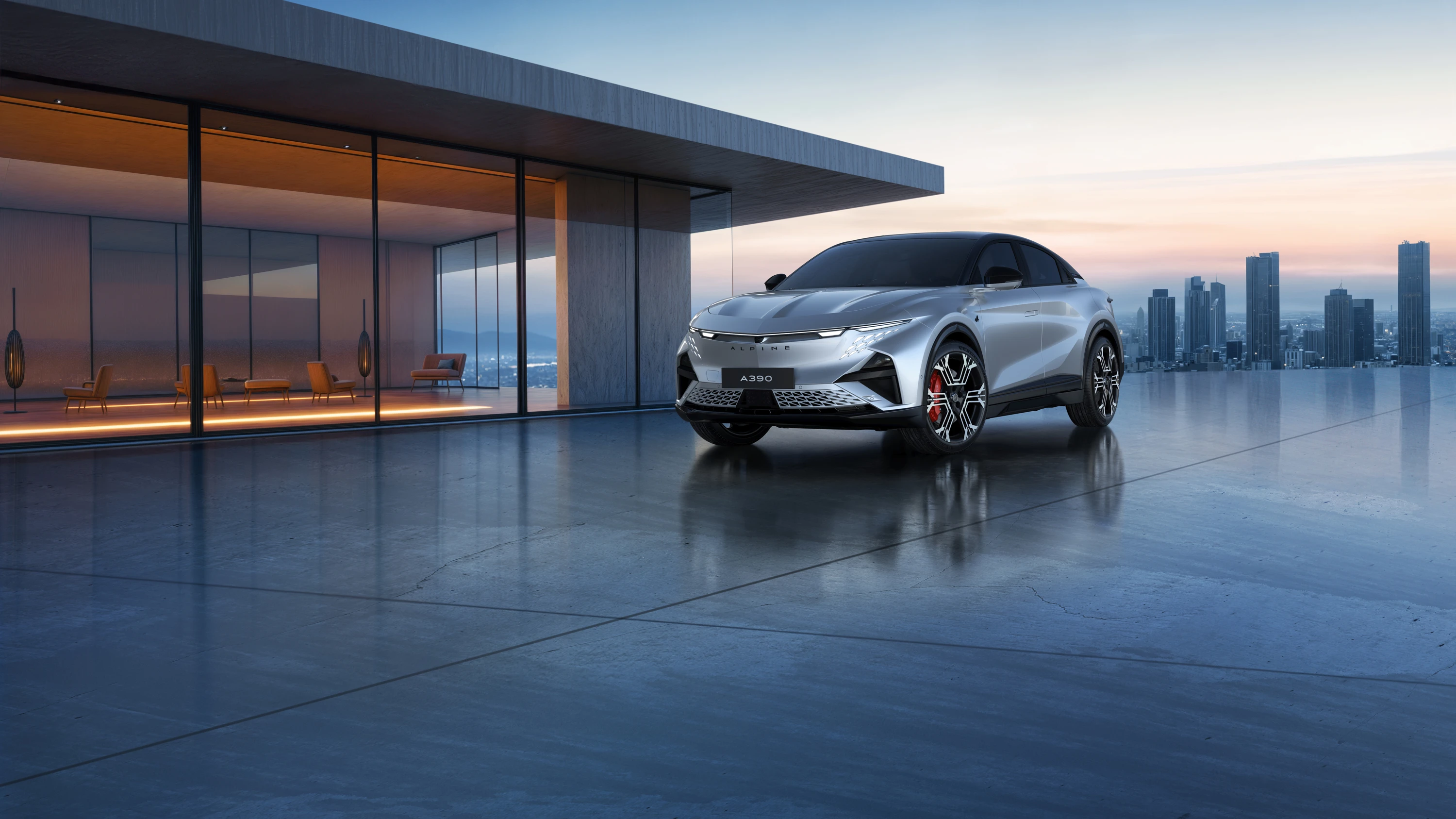 Alpine A390 GTS exterior view