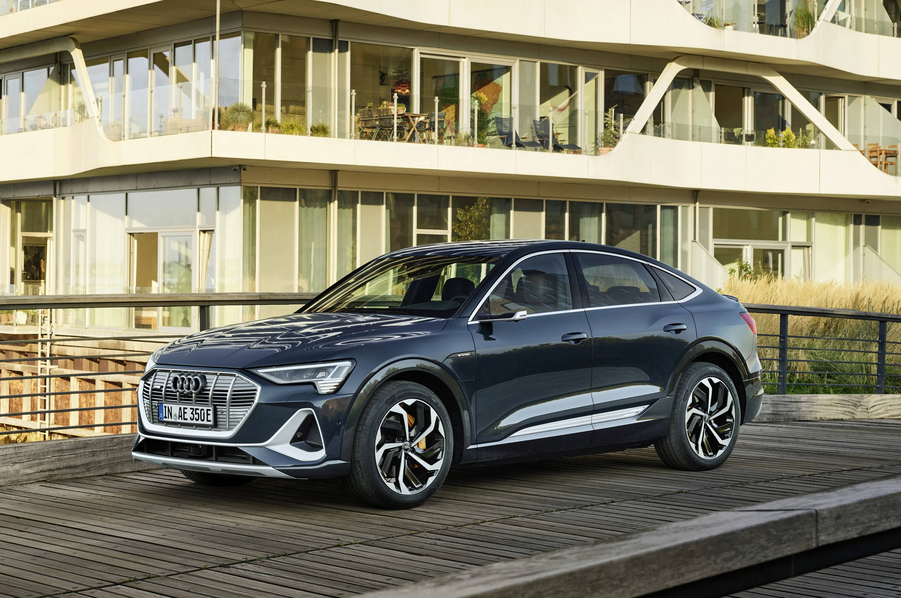 Audi e-tron 55 Sportback electric vehicle exterior