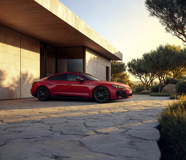 Audi e-tron GT exterior view