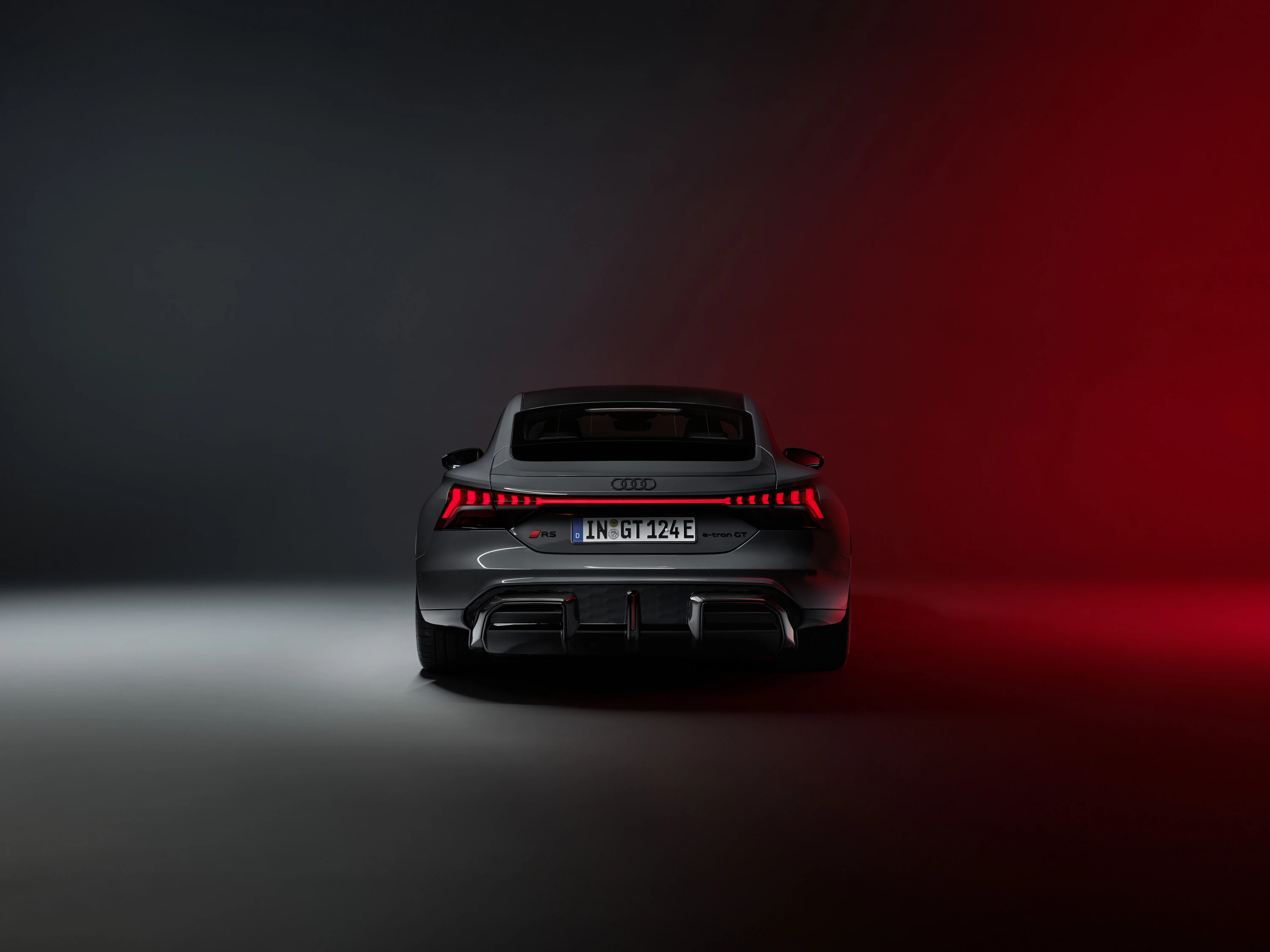 Audi RS e-tron GT rearlights view