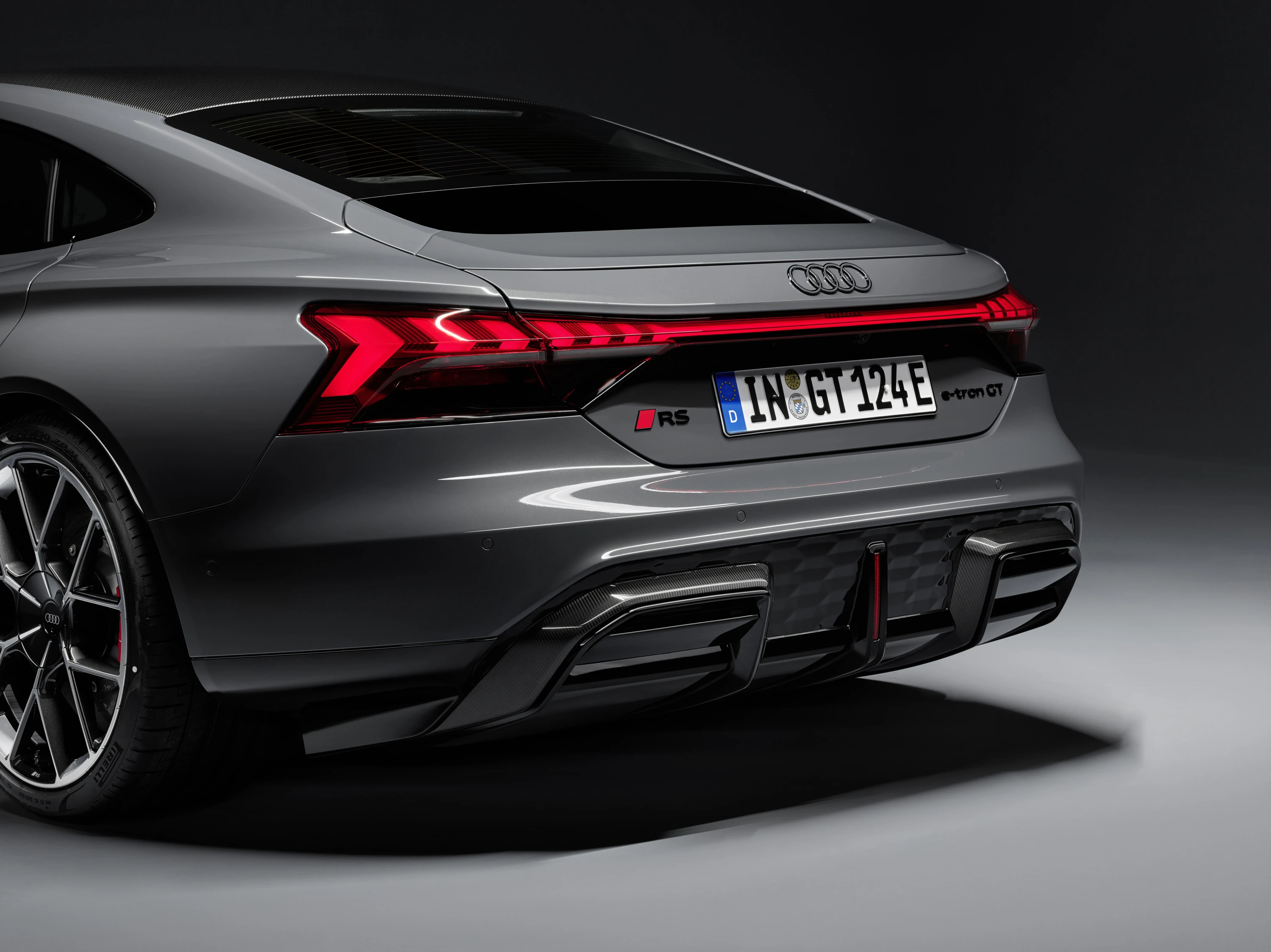 Audi RS e-tron GT rearlights view
