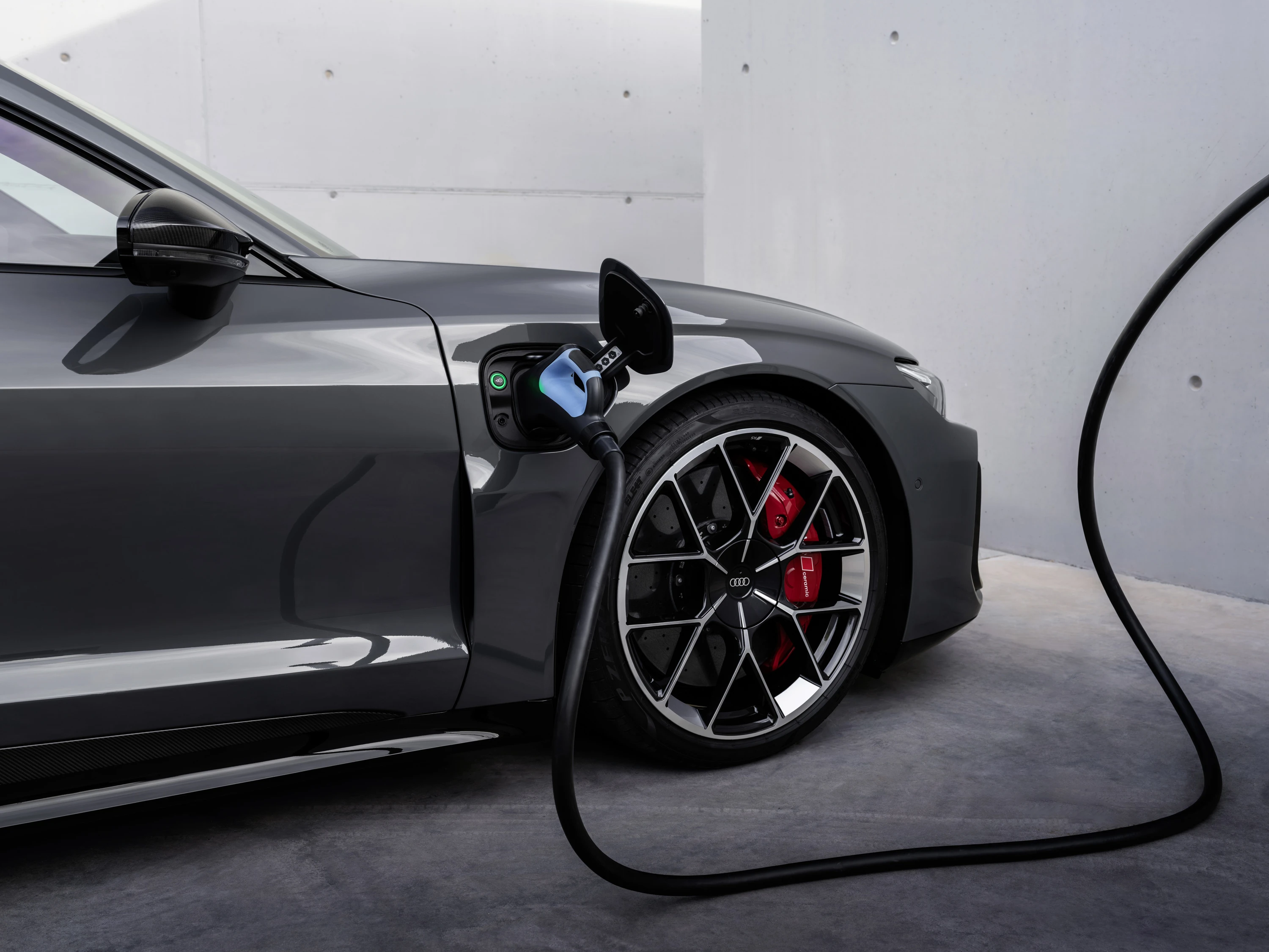 Audi RS e-tron GT chargeport view