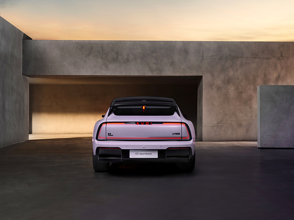 Audi E5 Sportback quattro taillights view