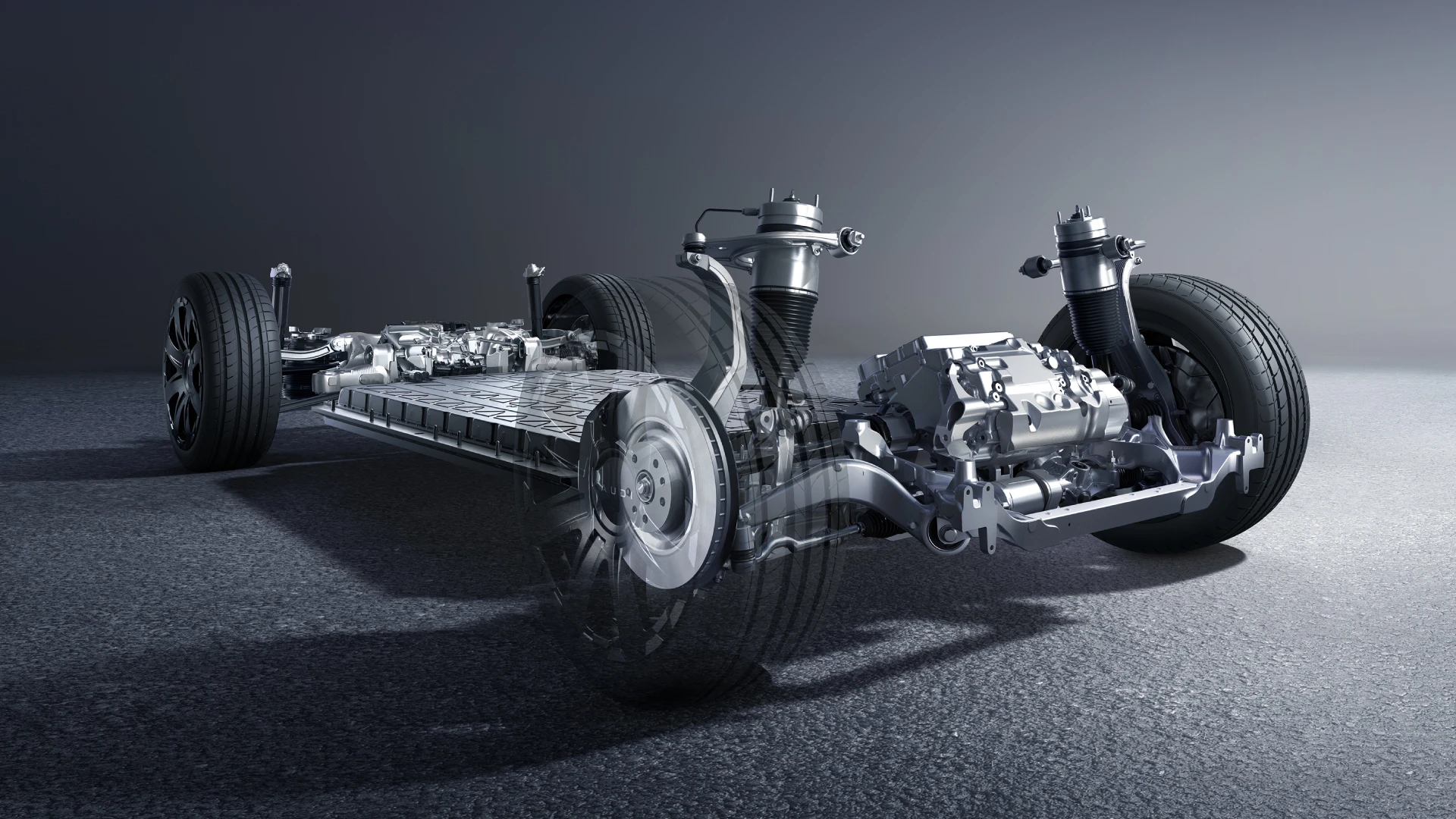Audi e7x Pioneer chassis view