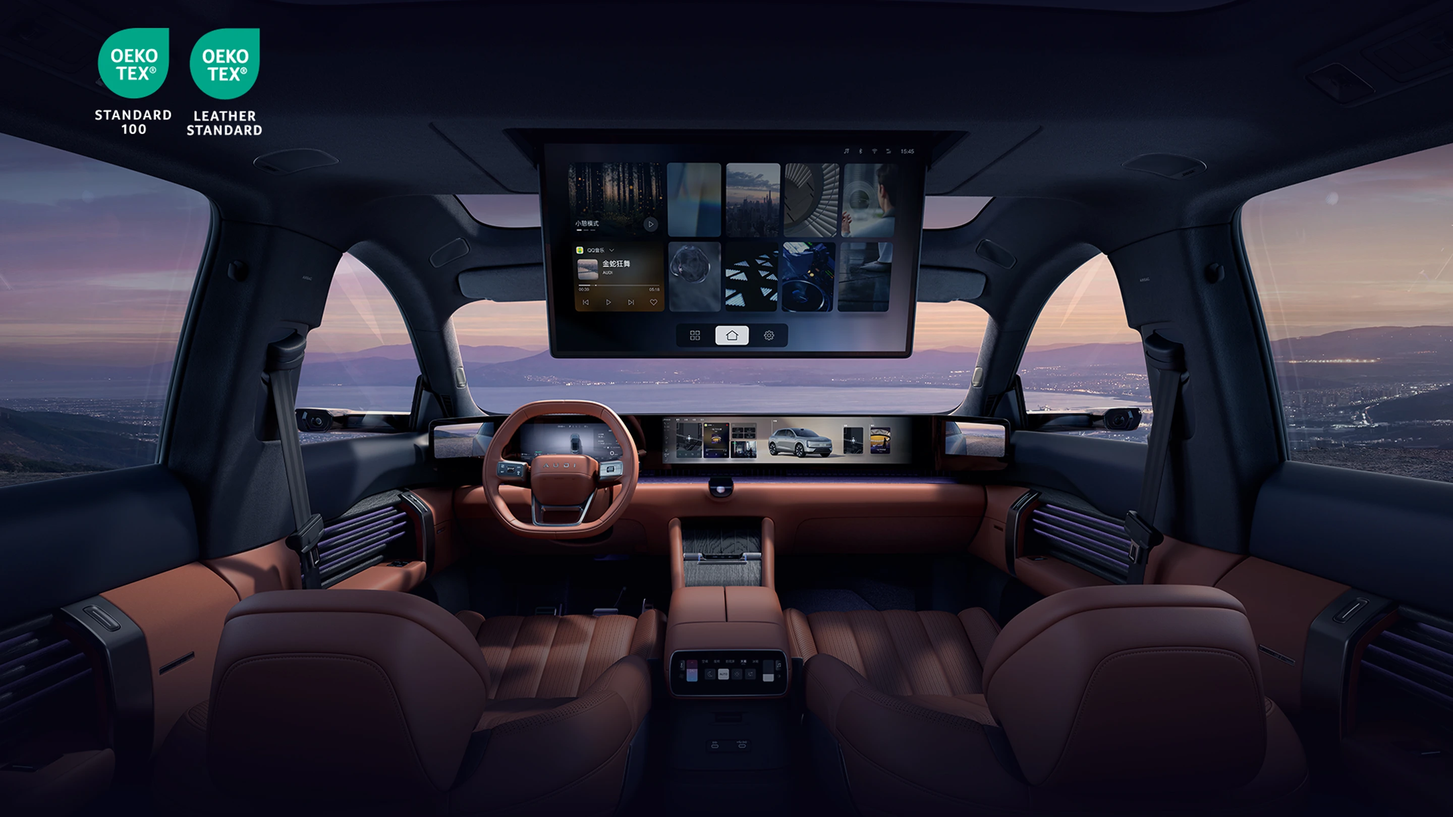 Audi e7x Pioneer Pro interior view