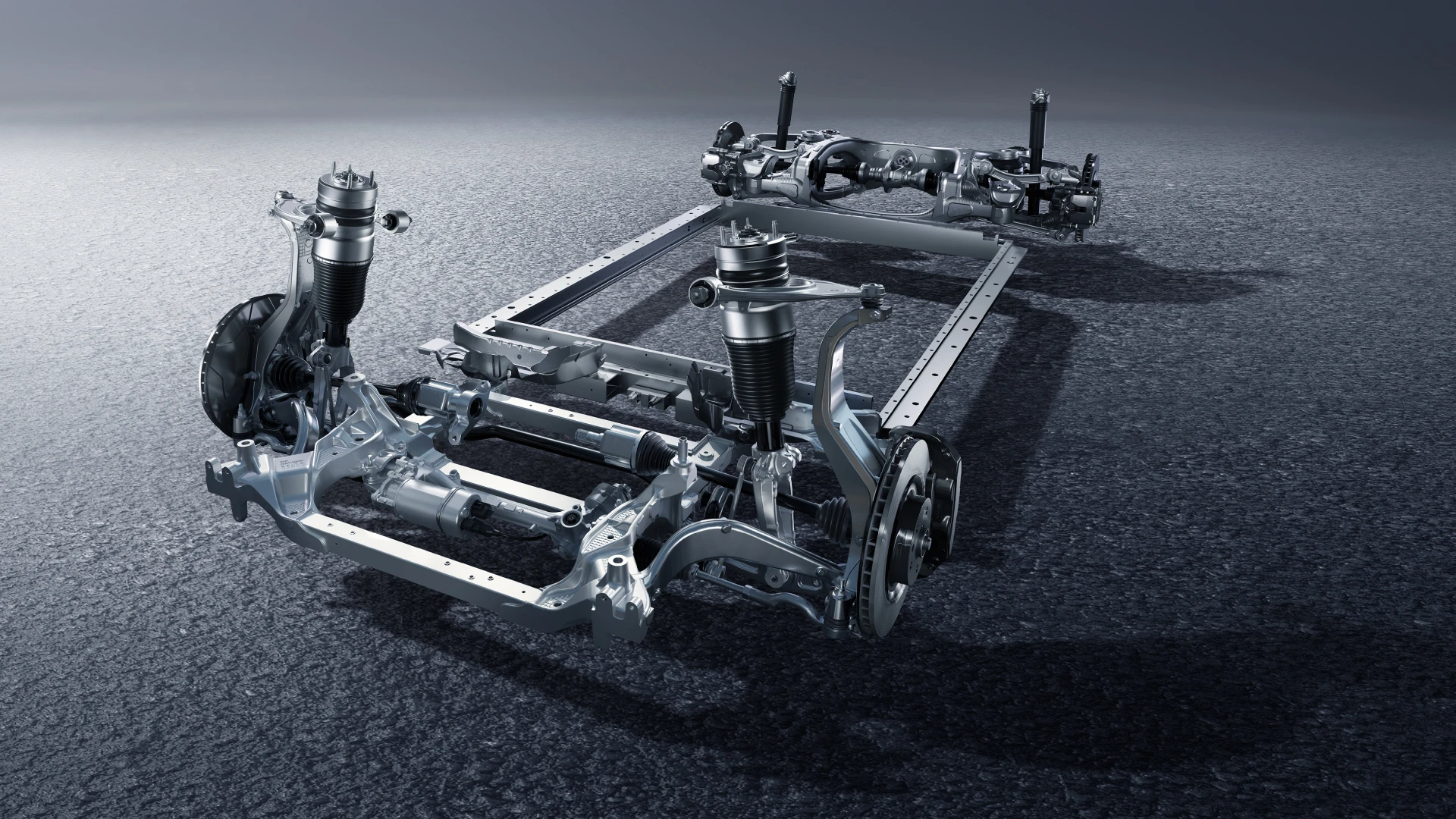 Audi e7x Pioneer quattro chassis view