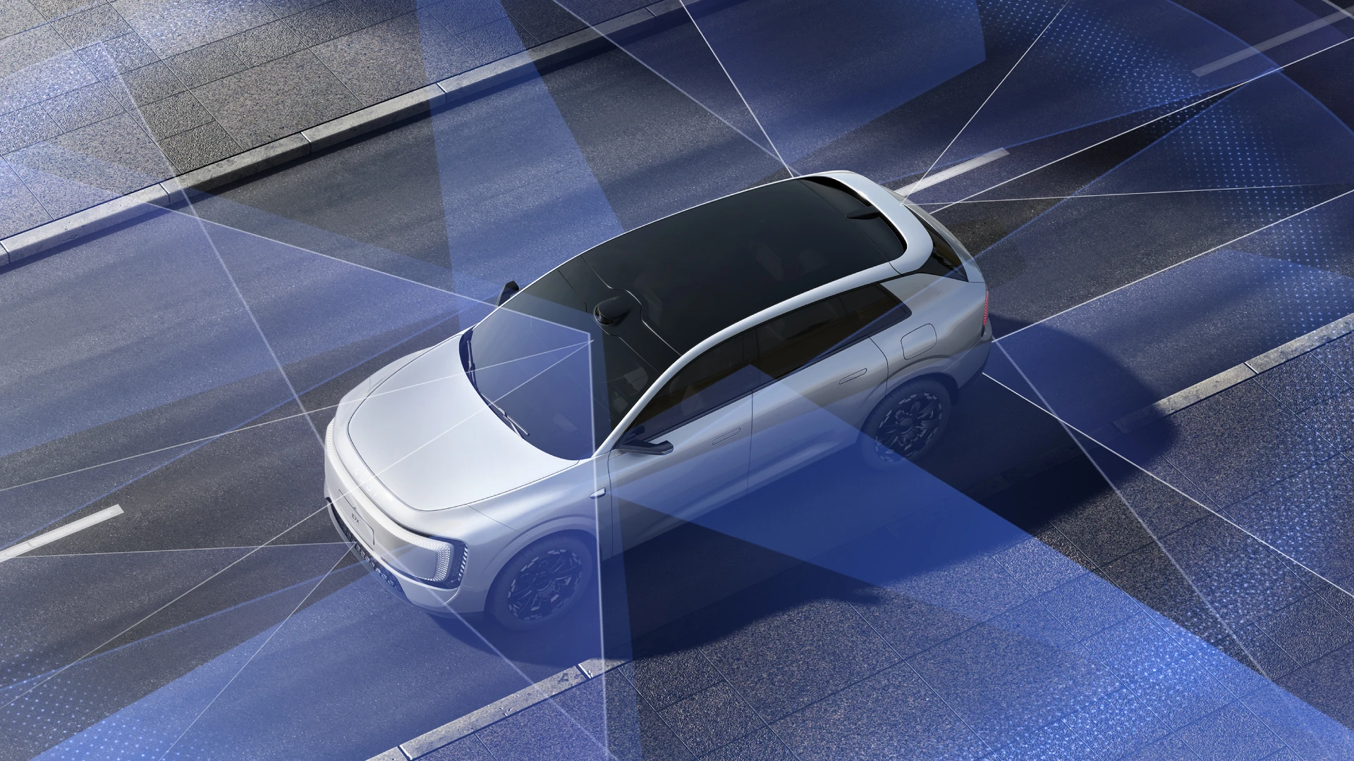 Audi e7x Pioneer quattro sensors view
