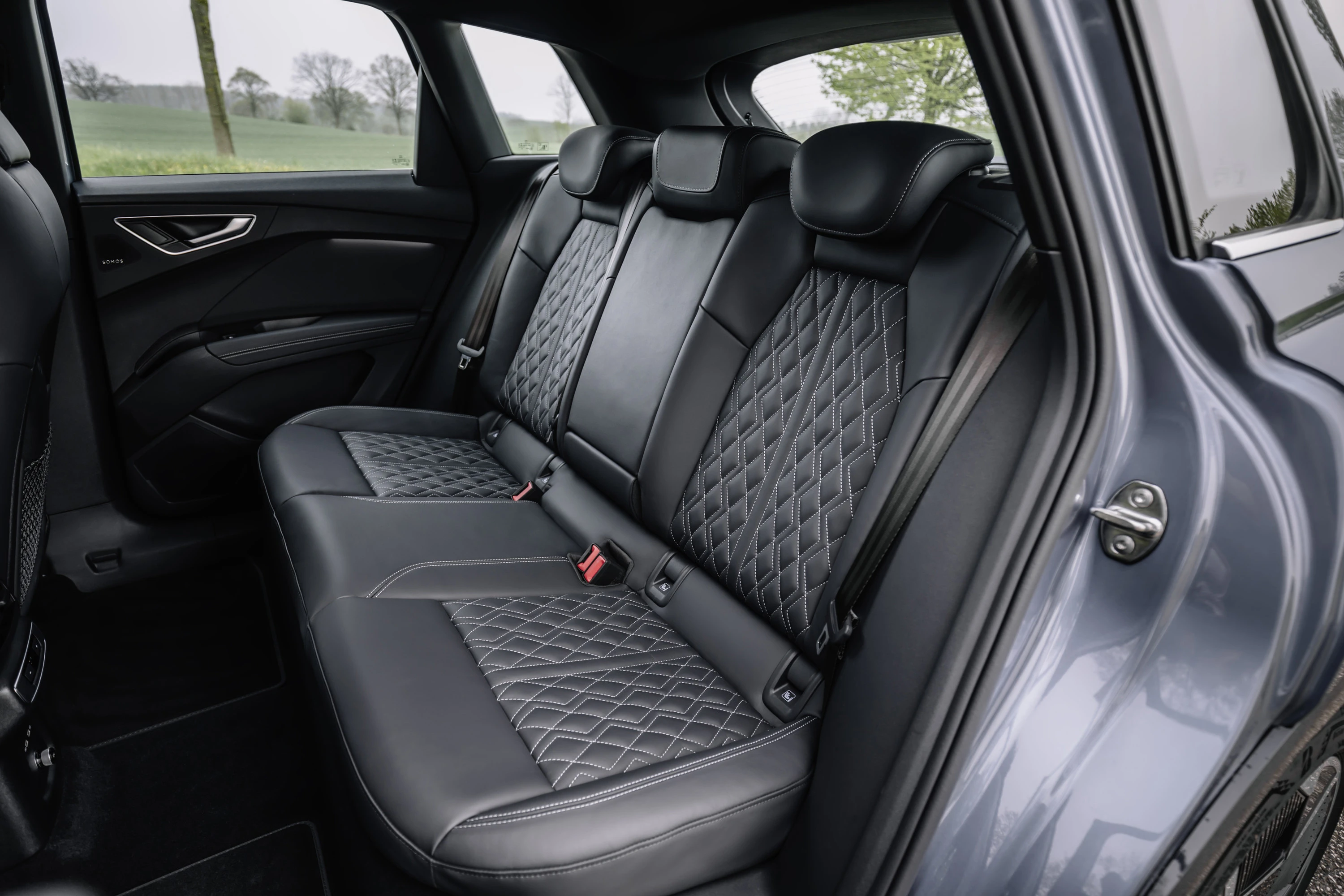 Audi Q4 45 e-tron secondrowseats view