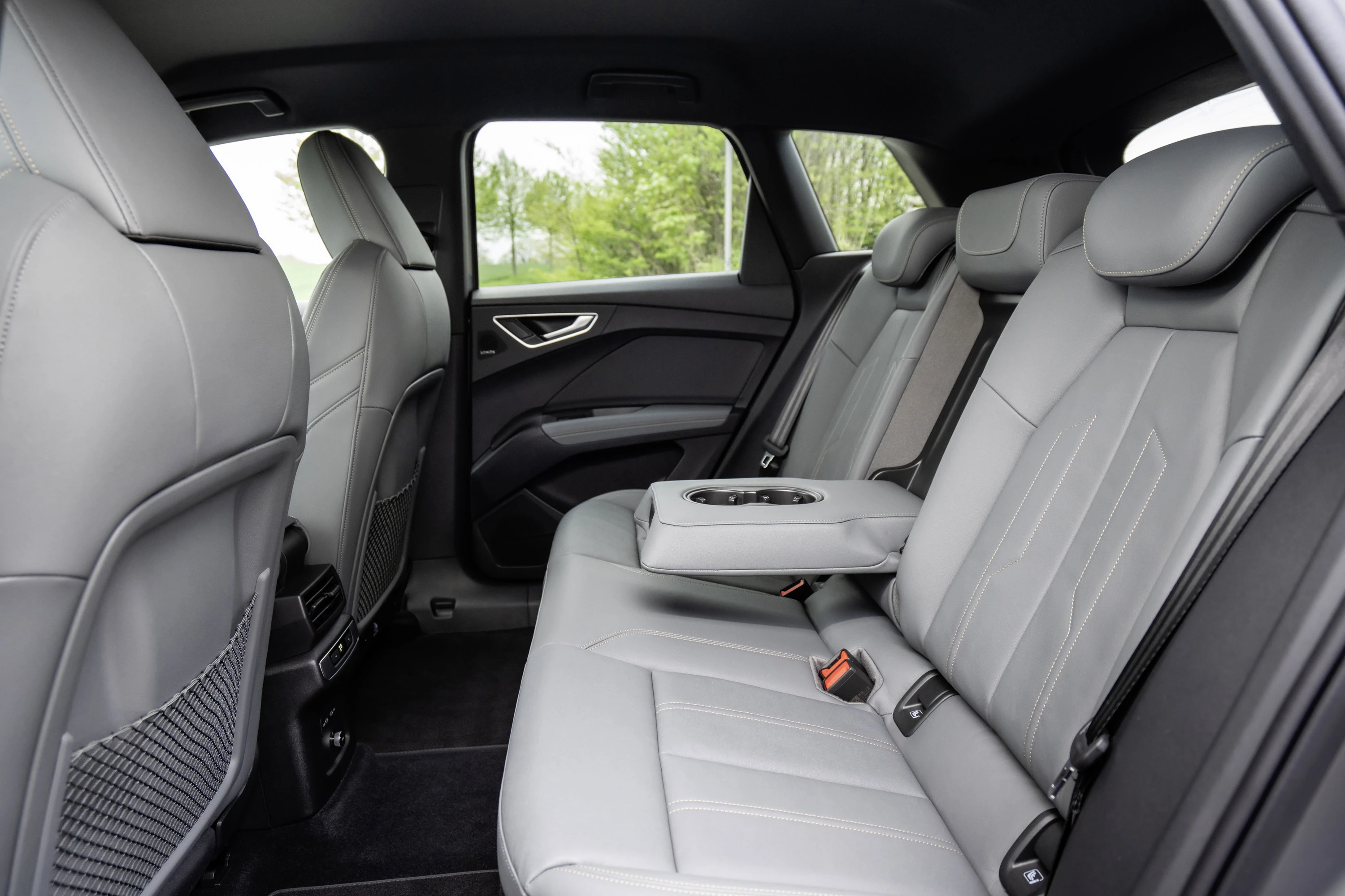 Audi Q4 45 e-tron secondrowseats view
