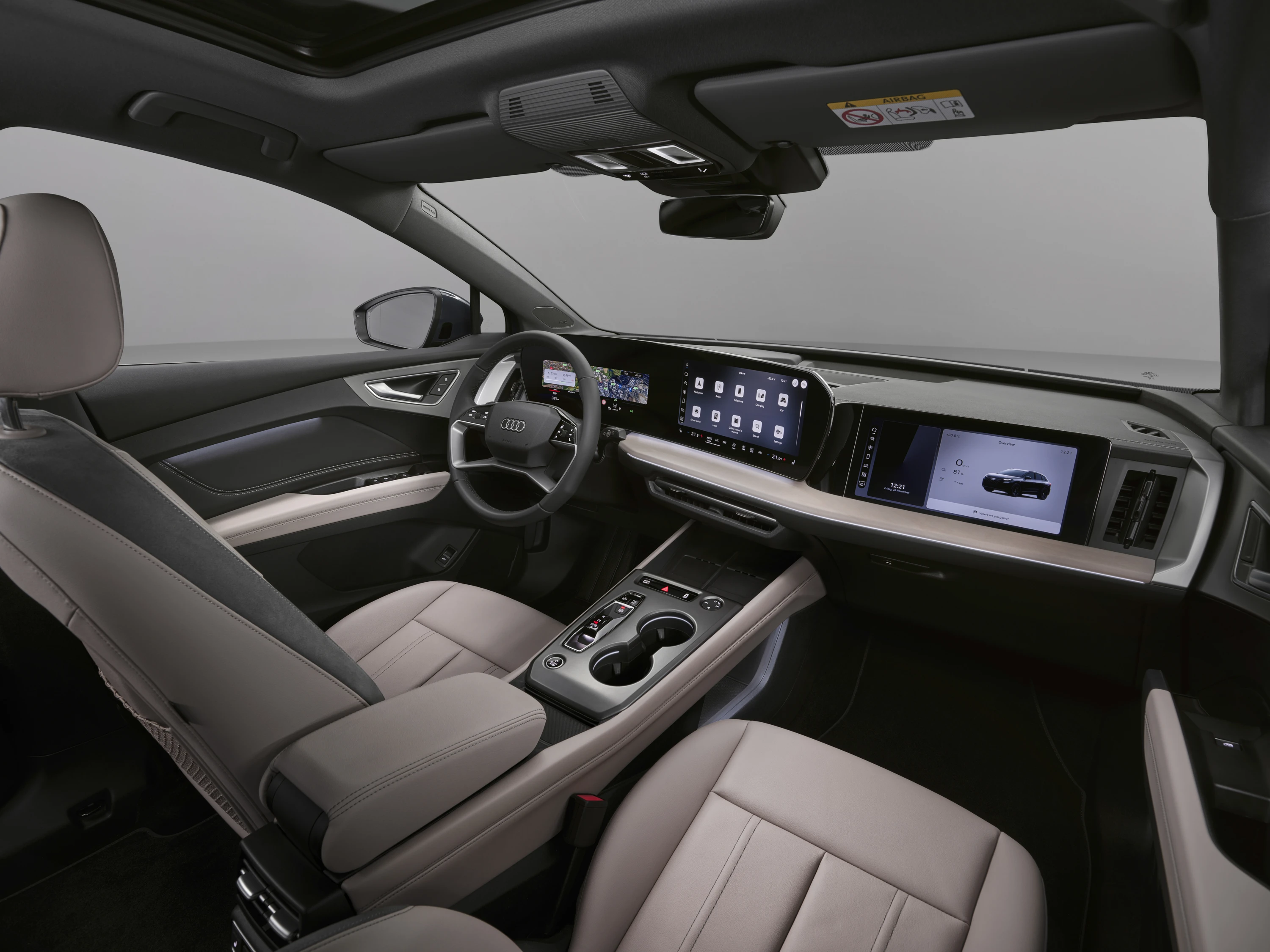 Audi Q4 e-tron quattro interior view