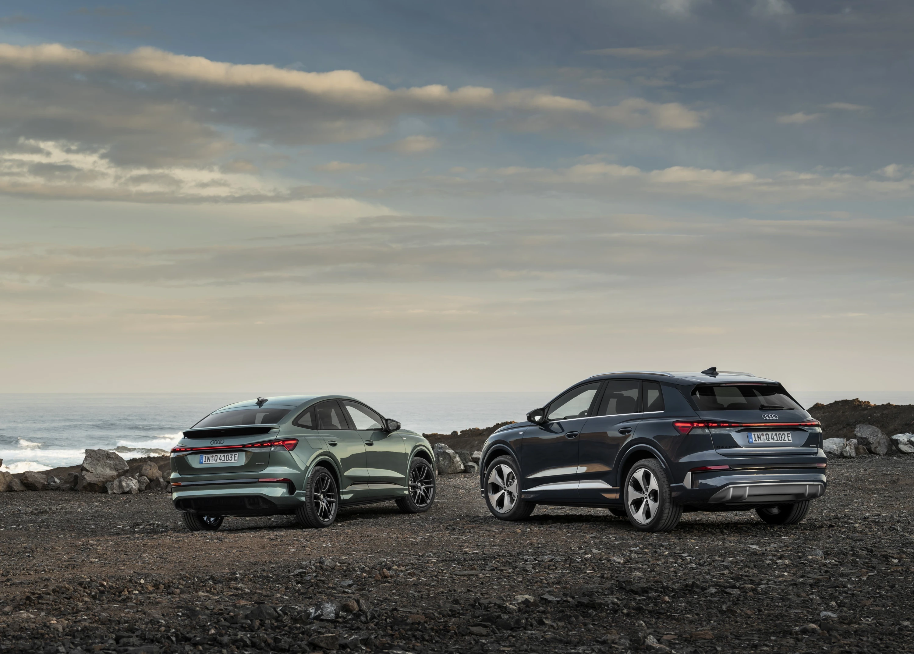 Audi Q4 e-tron quattro performance exterior view