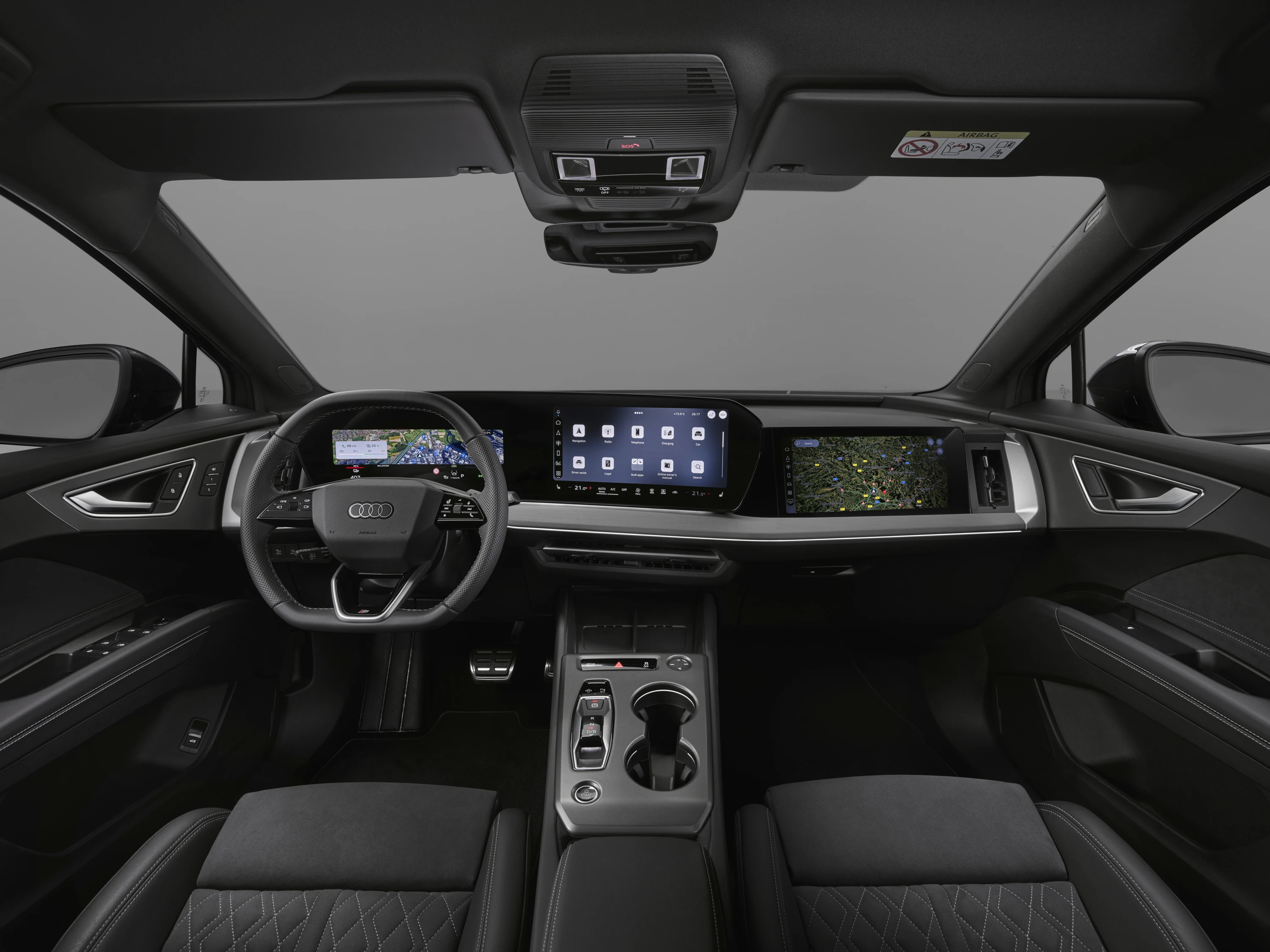 Audi Q4 e-tron Sportback performance frontseats view