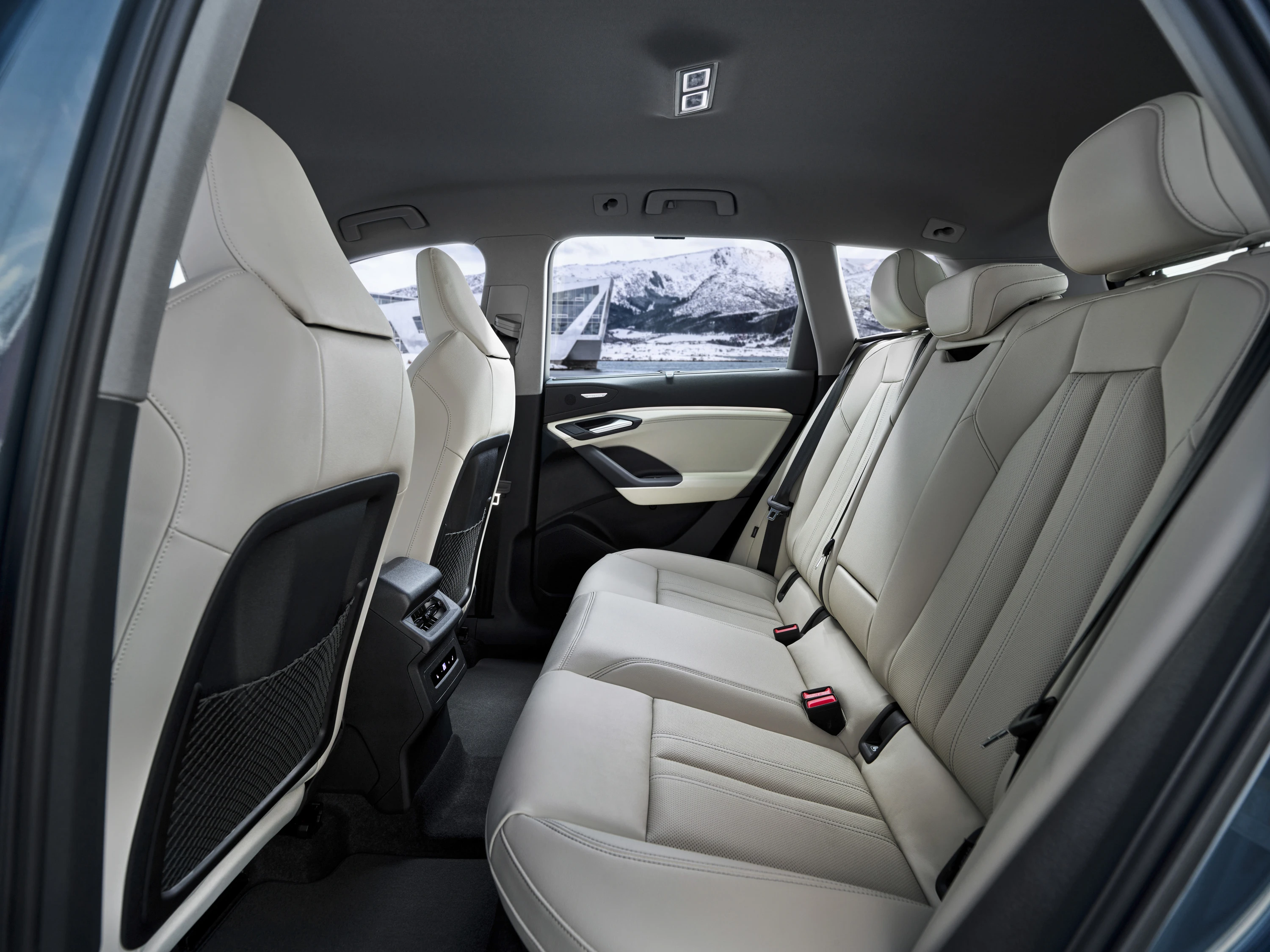 Audi Q6 e-tron performance secondrowseats view