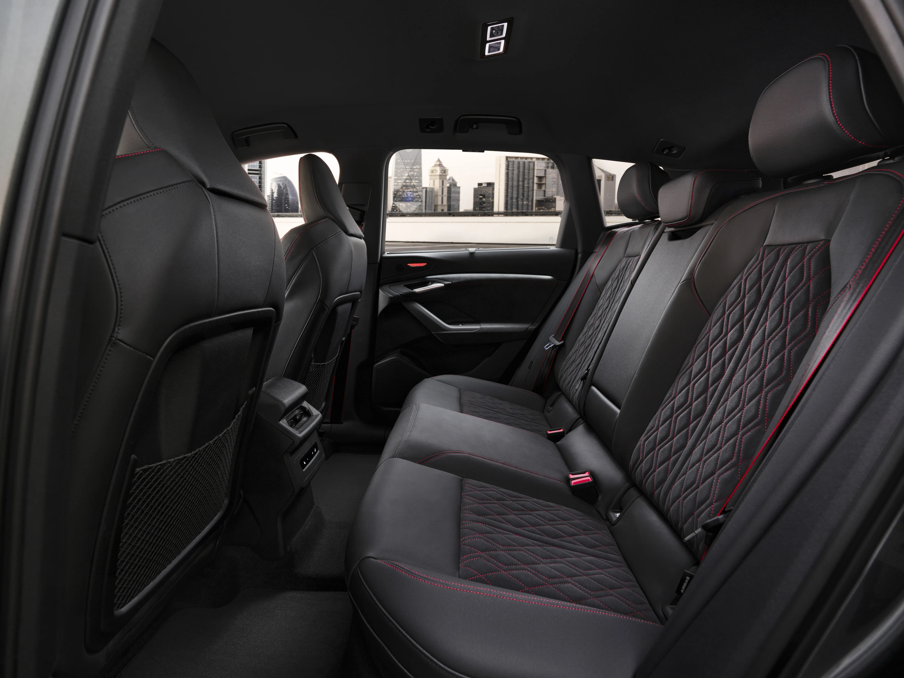 Audi Q6 e-tron quattro secondrowseats view