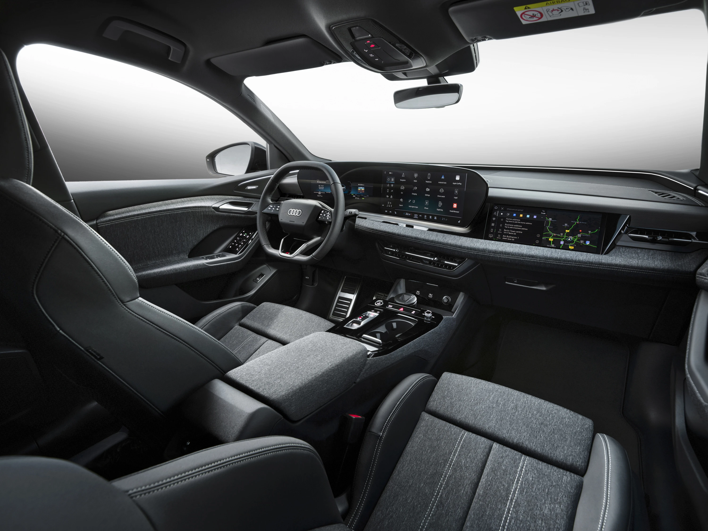 Audi Q6 Sportback e-tron performance interior view