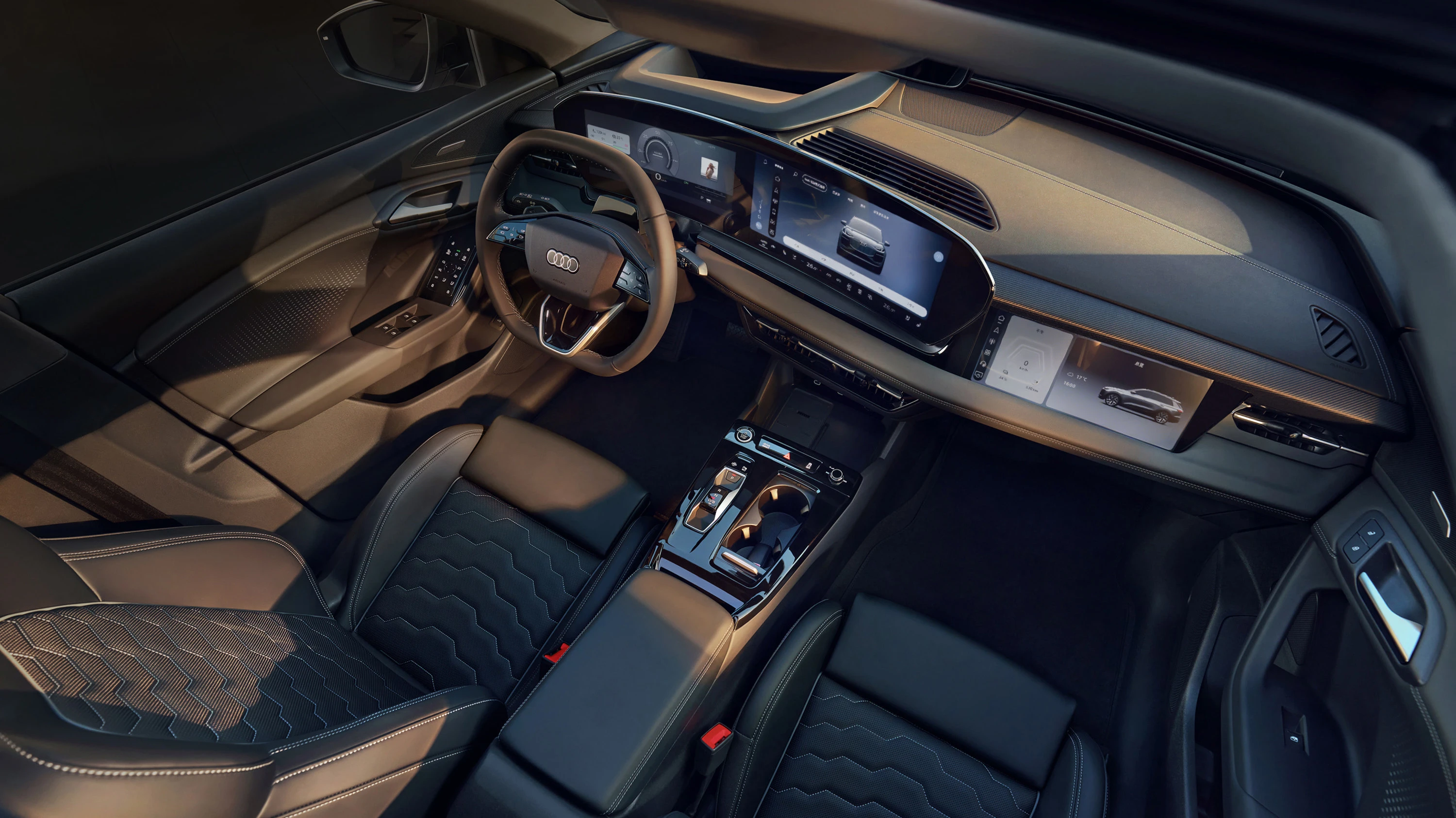 Audi Q6L Sportback e-tron quattro interior view