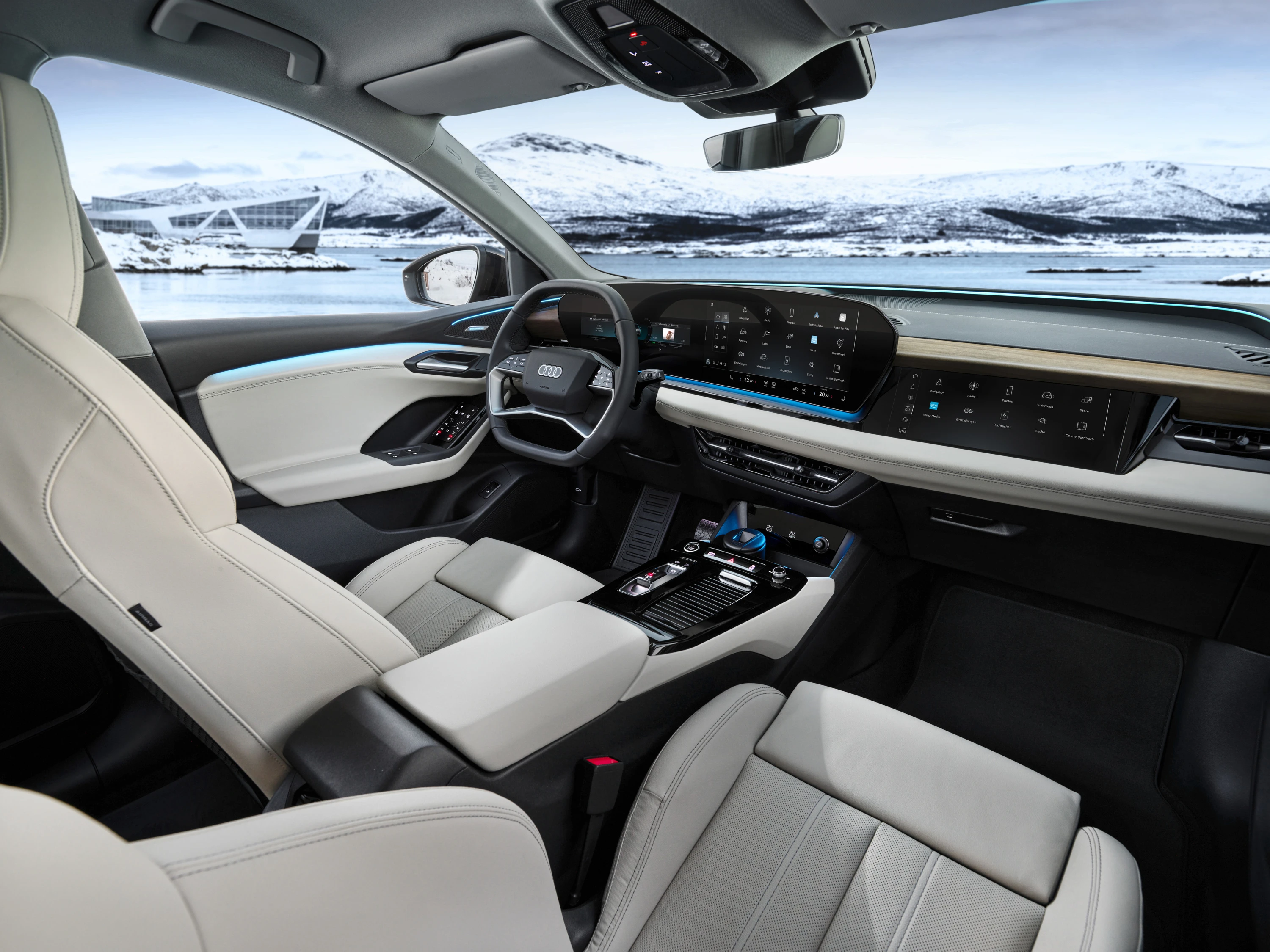 Audi SQ6 e-tron interior view
