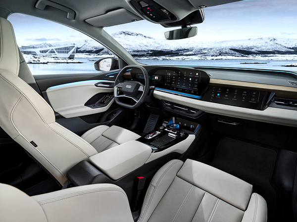 Audi SQ6 e-tron interior view