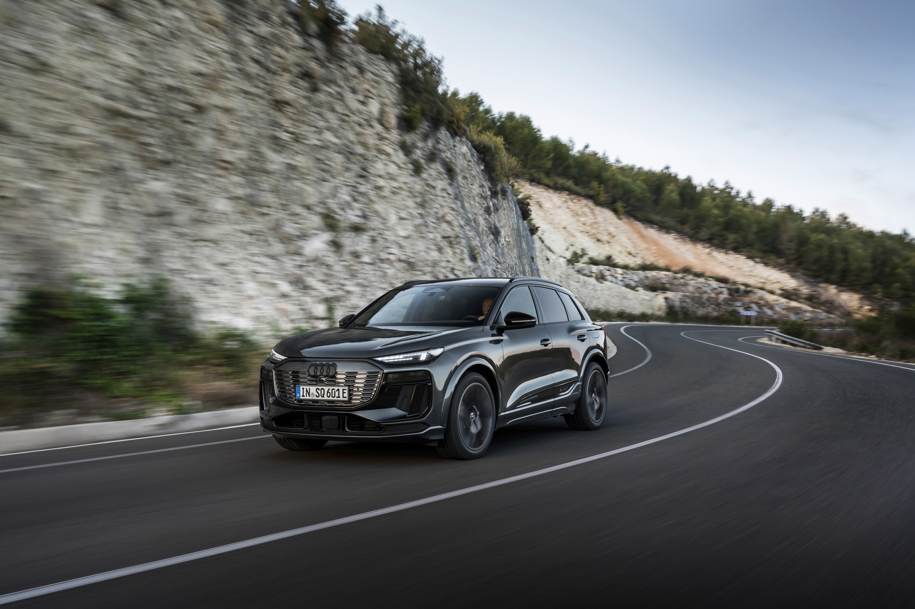 Audi SQ6 e-tron electric vehicle exterior