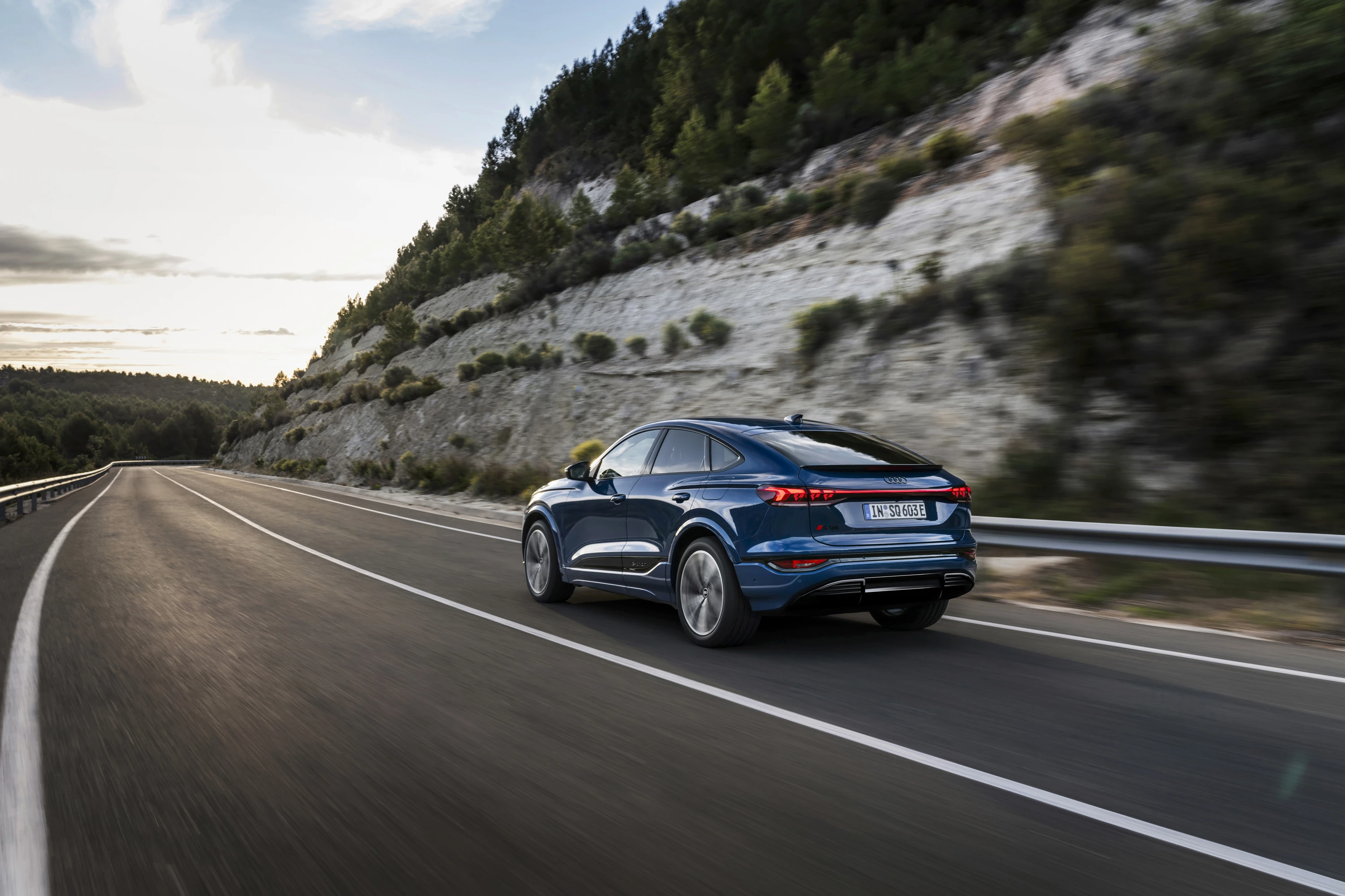 Audi SQ6 Sportback e-tron dynamic view