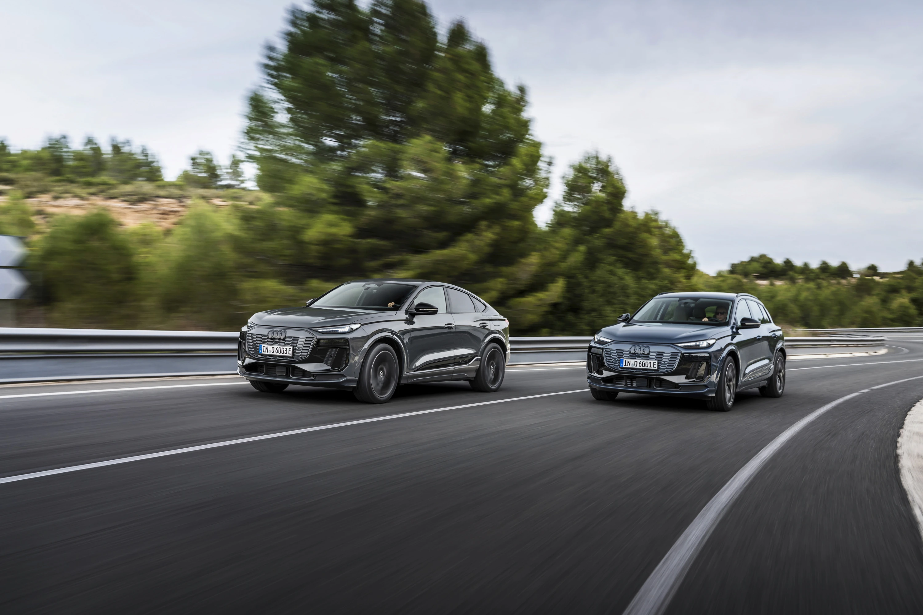 Audi SQ6 Sportback e-tron dynamic view