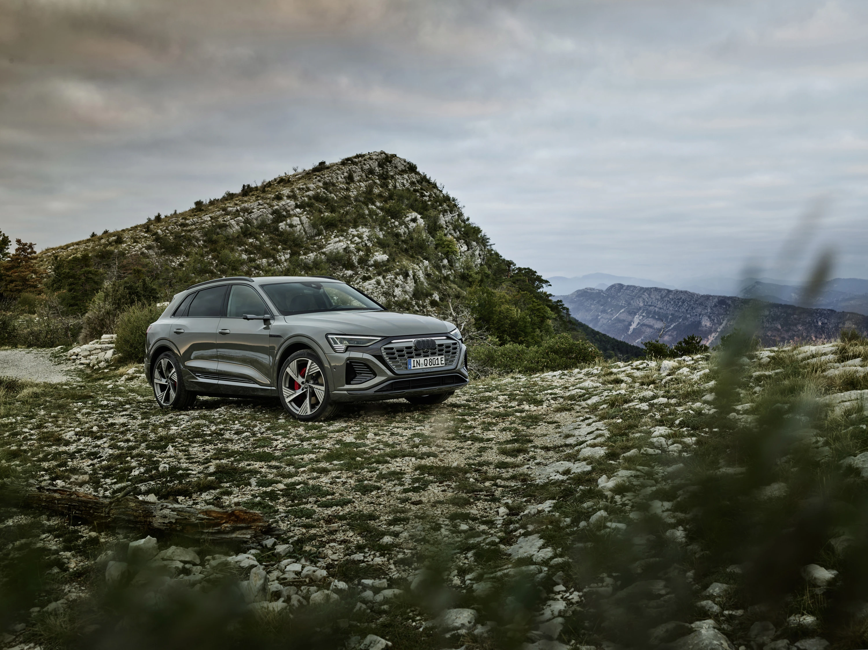 Audi Q8 50 e-tron exterior view