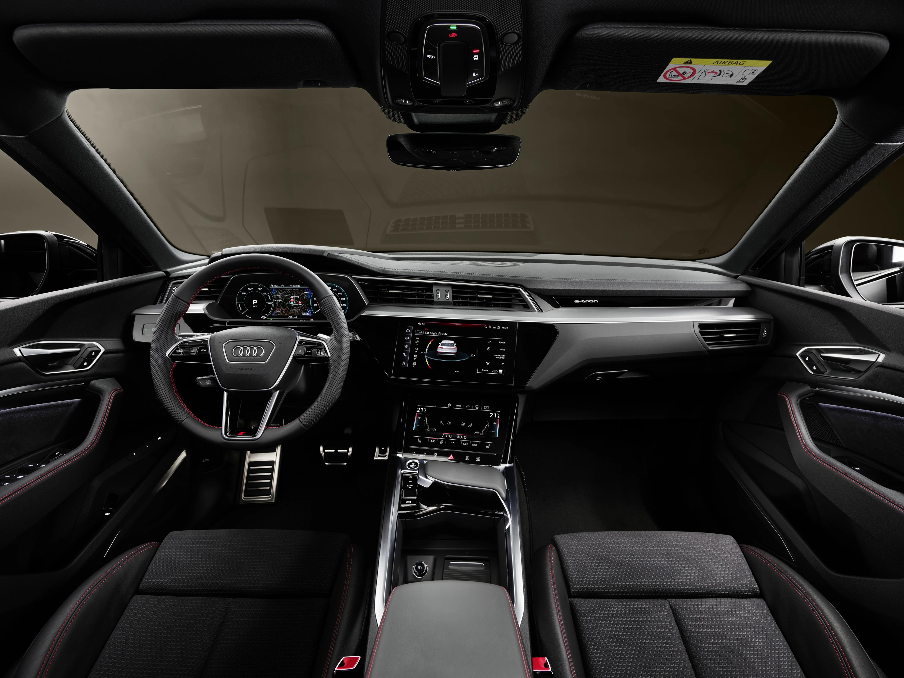 Audi Q8 e-tron edition Dakar interior view