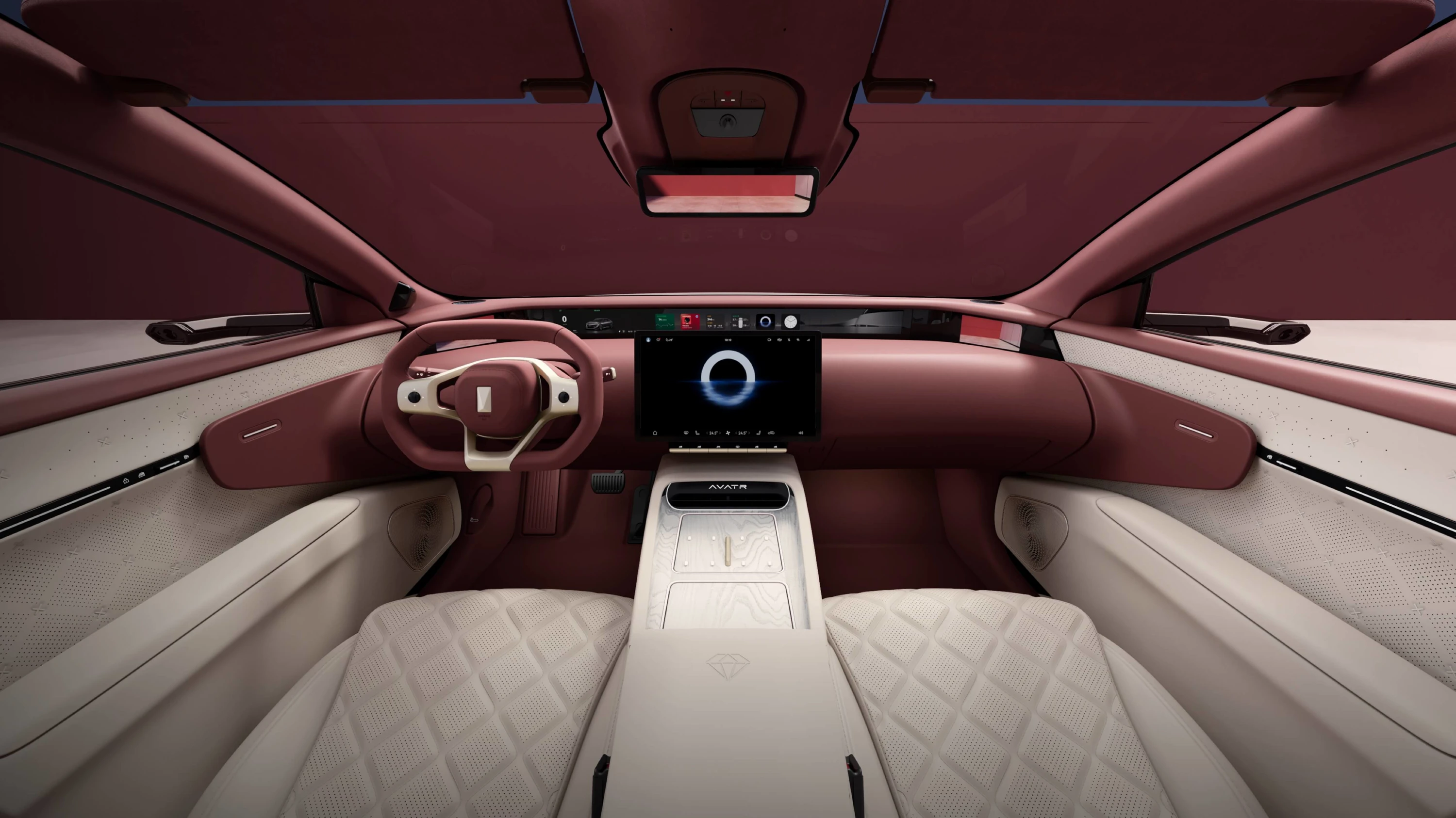 AVATR 12 AWD EV interior view