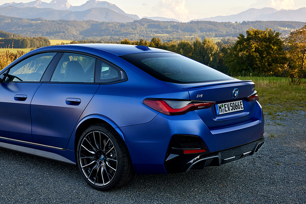 BMW i4 M50 exterior view