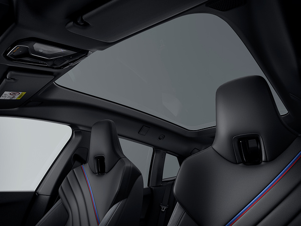 BMW iX M70 xDrive roof view