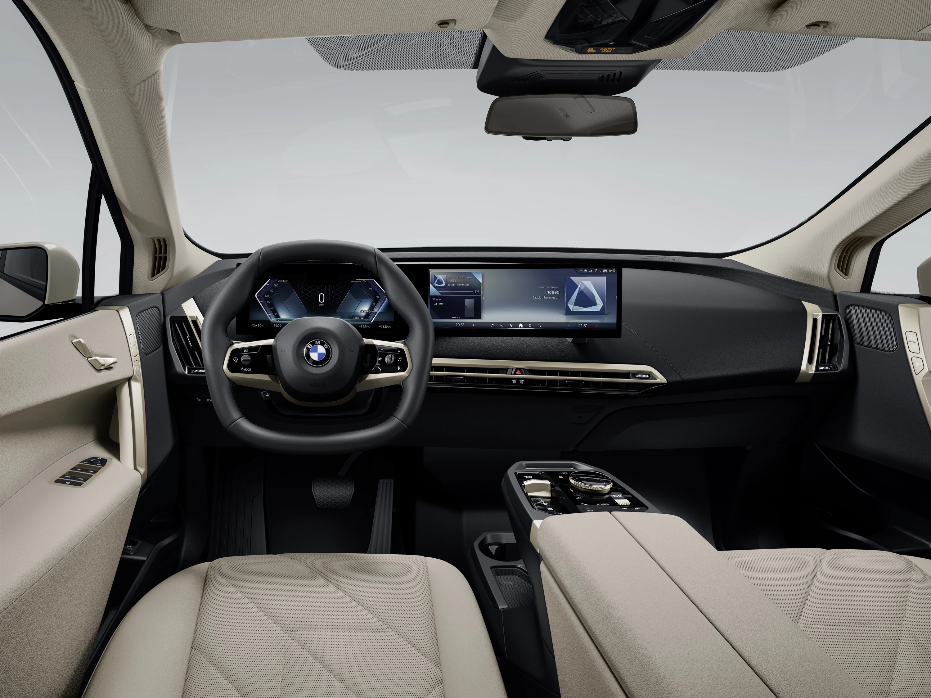 BMW iX xDrive45 interior view