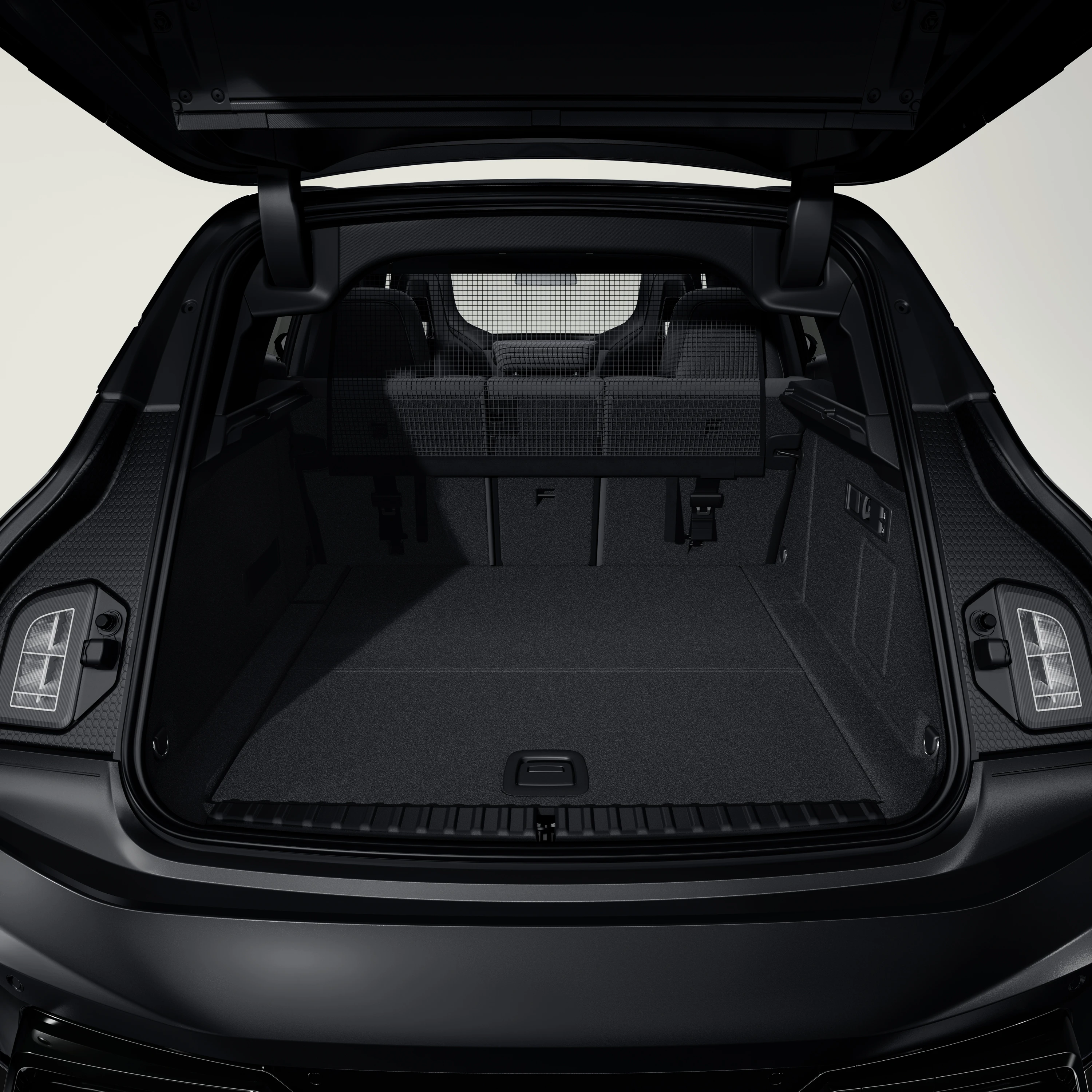 BMW iX xDrive45 trunk view