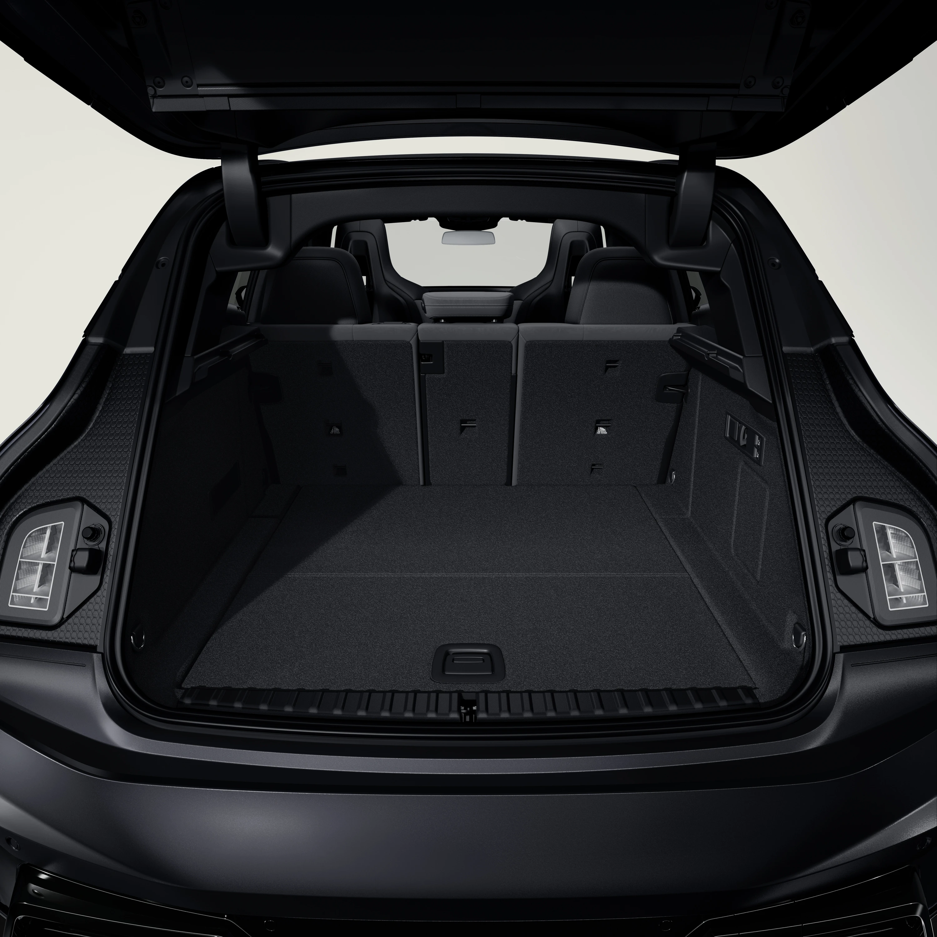 BMW iX xDrive60 trunk view