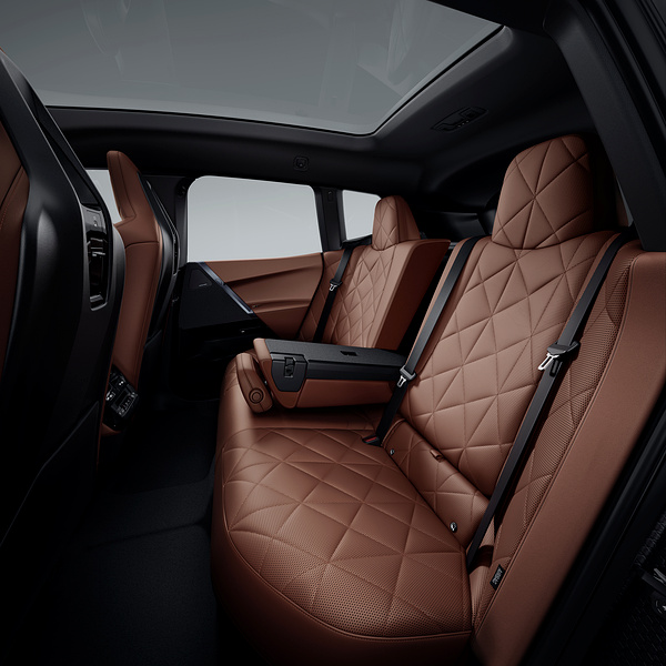 BMW iX xDrive60 secondrowseats view