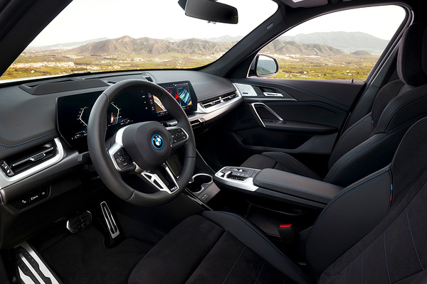 BMW iX1 xDrive30 interior view
